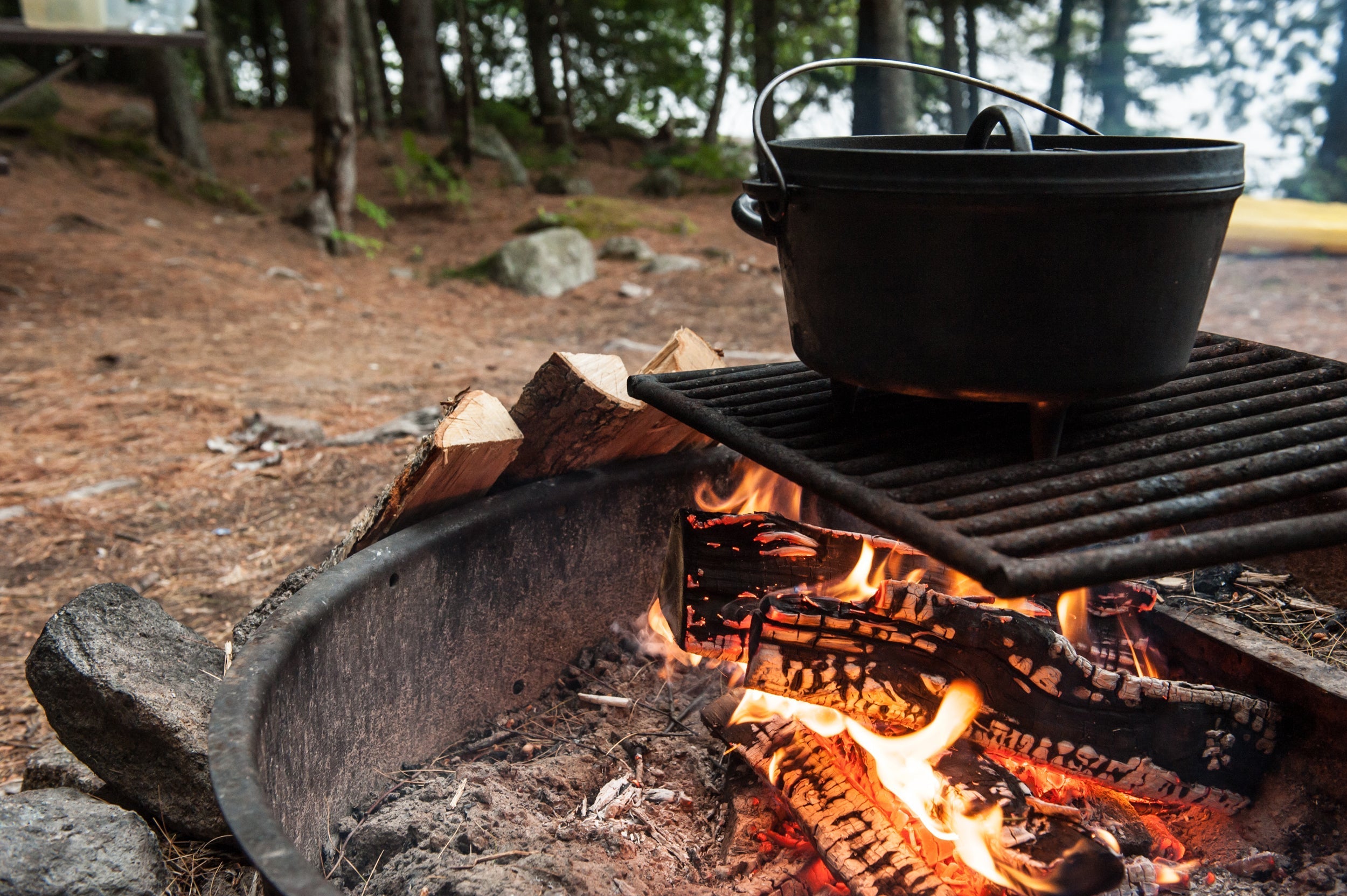 Cooking Outdoors with Cast Iron Cookware