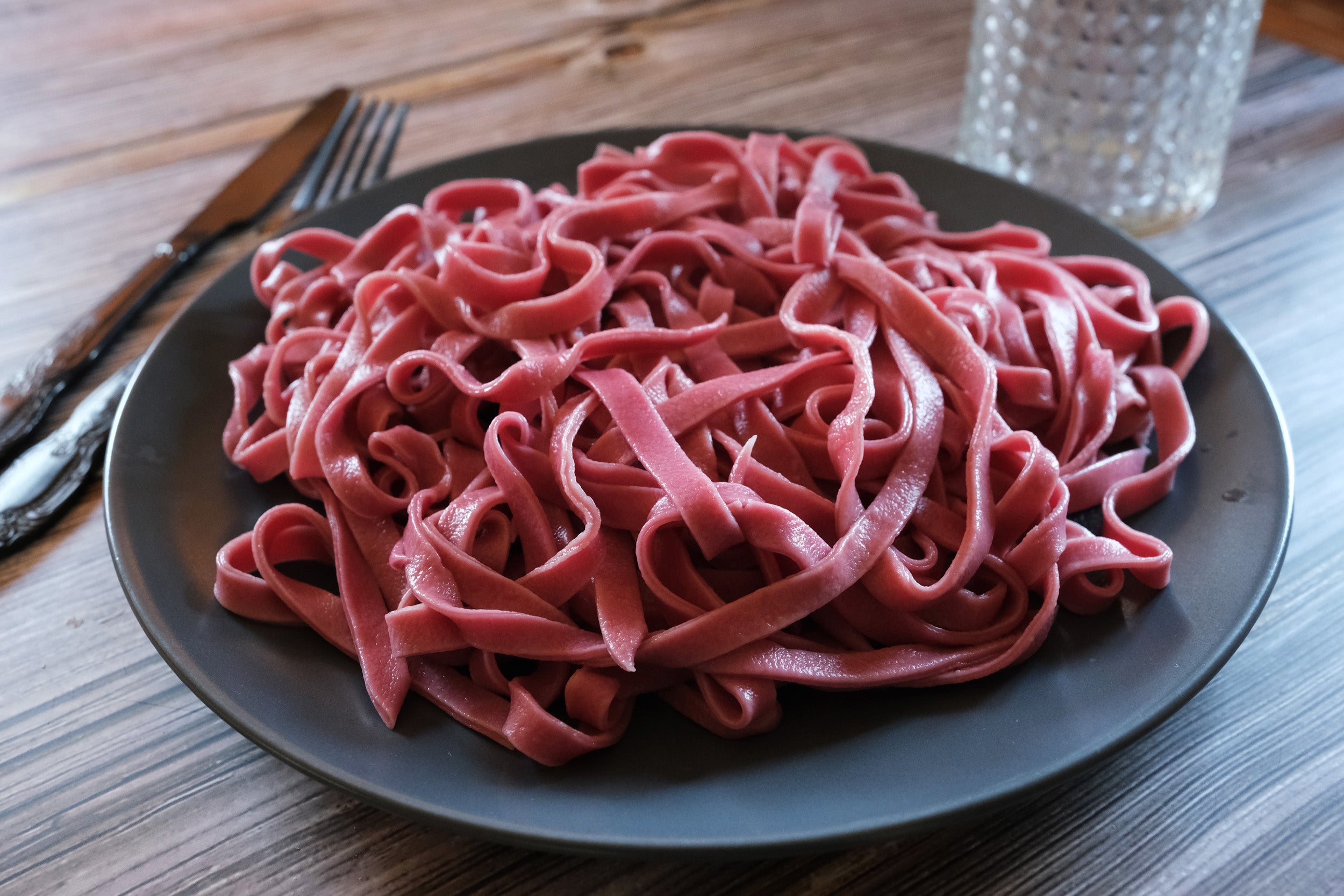 Homemade Beetroot Pasta