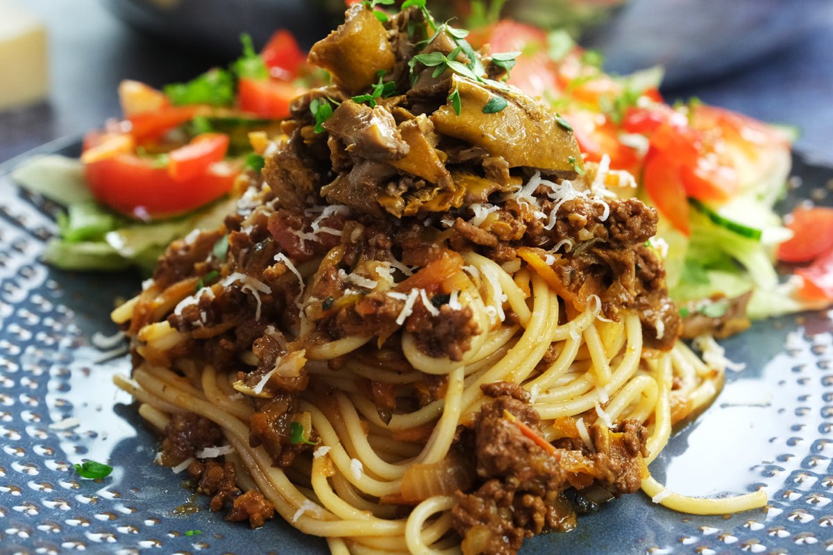 Chanterelle Ragu al Bosco - A wild forest Bolognese with rich earthy flavors - recipe