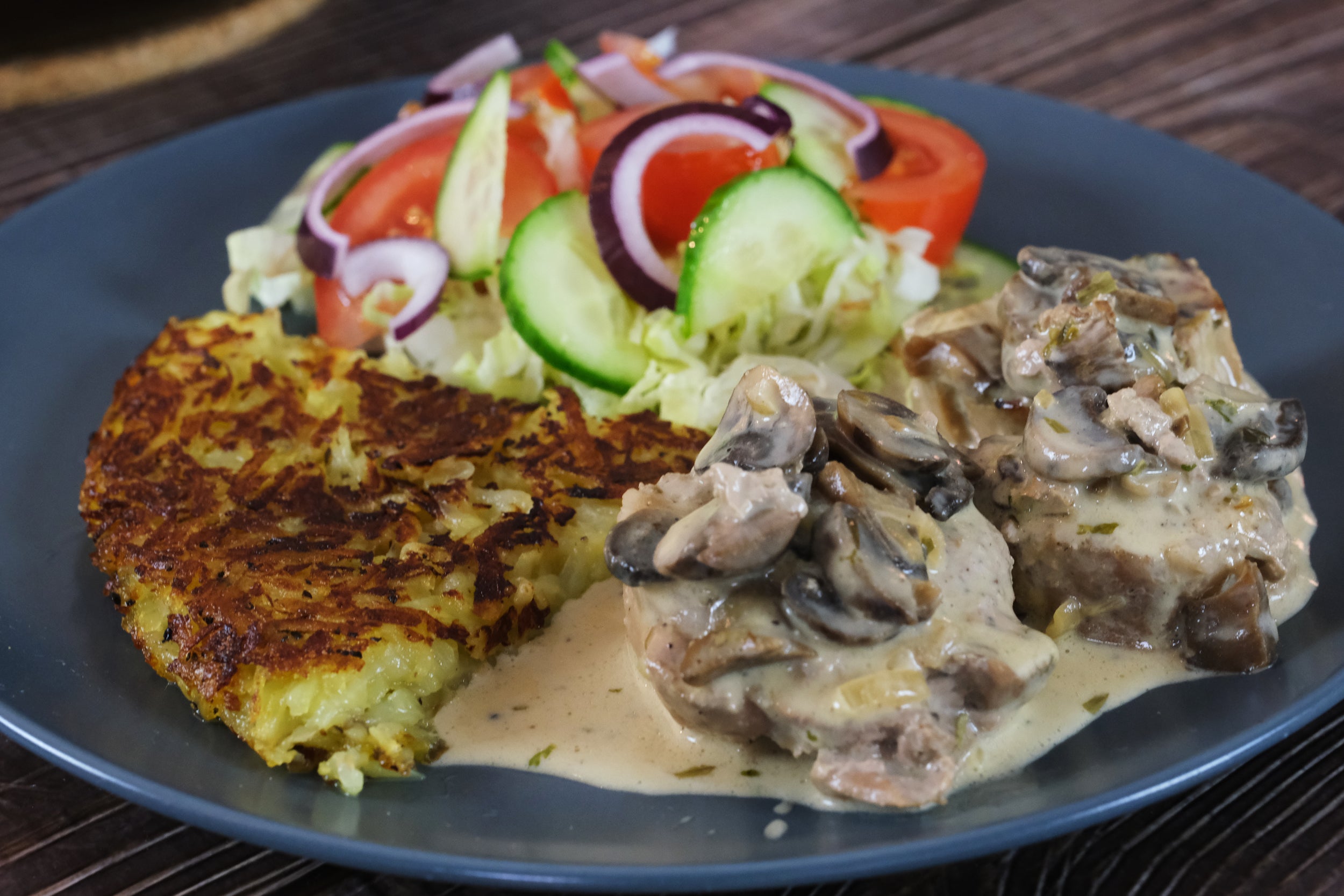 Pork Tenderloin Casserole with Hash Browns