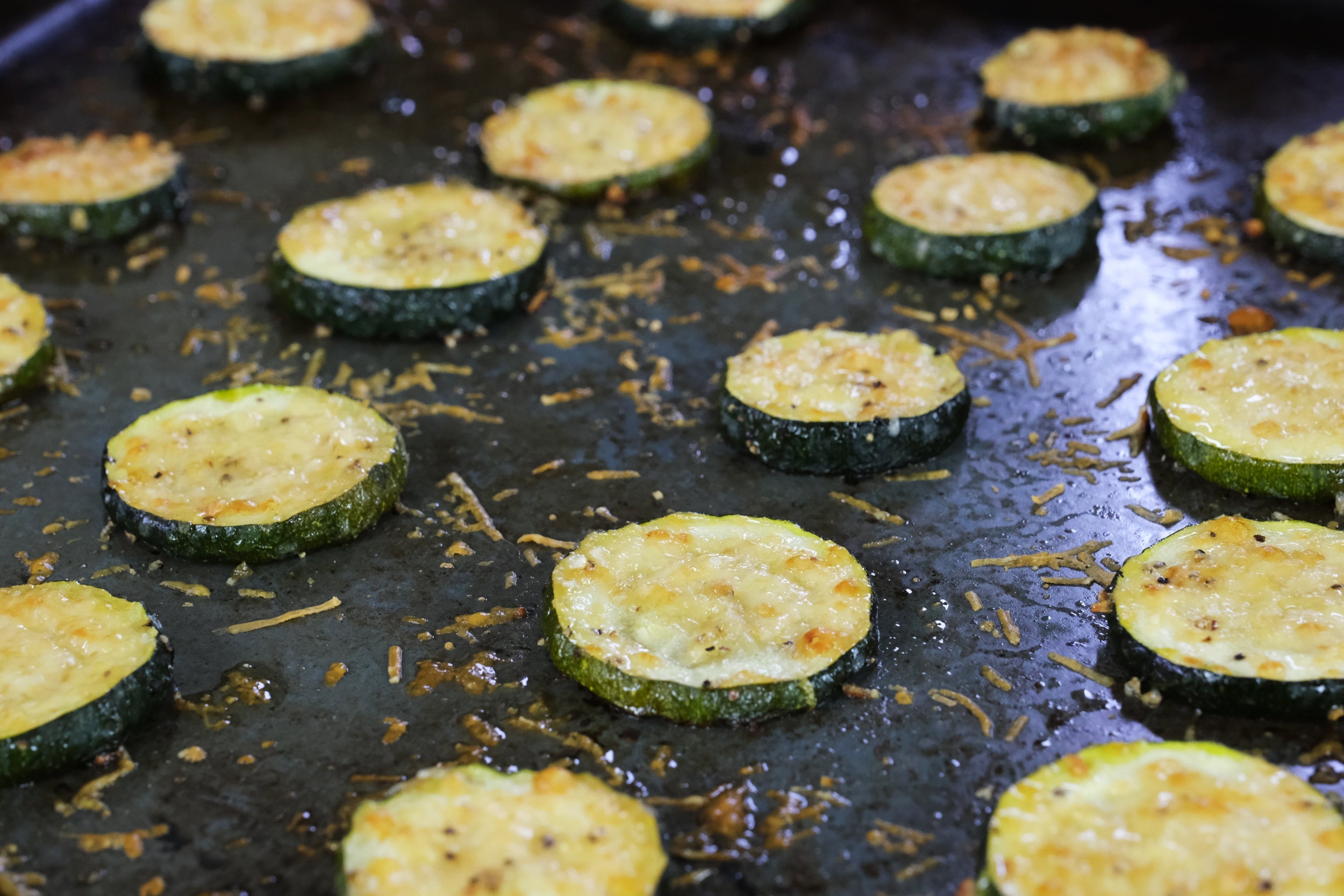 Parmesan Roasted Zucchini