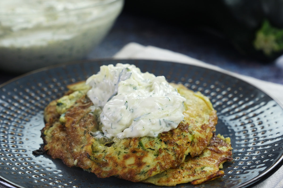 Zucchini & Dill Fritters recipe