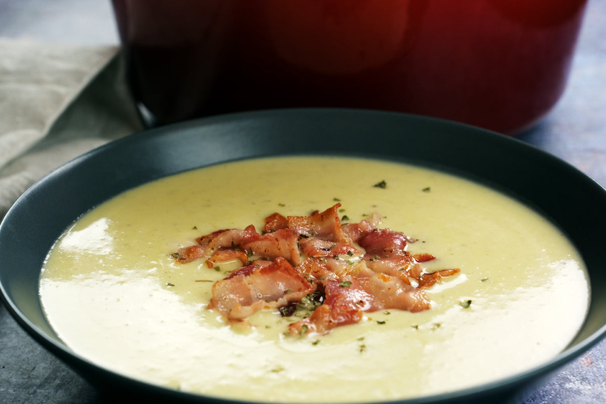 Potato and leek soup recipe