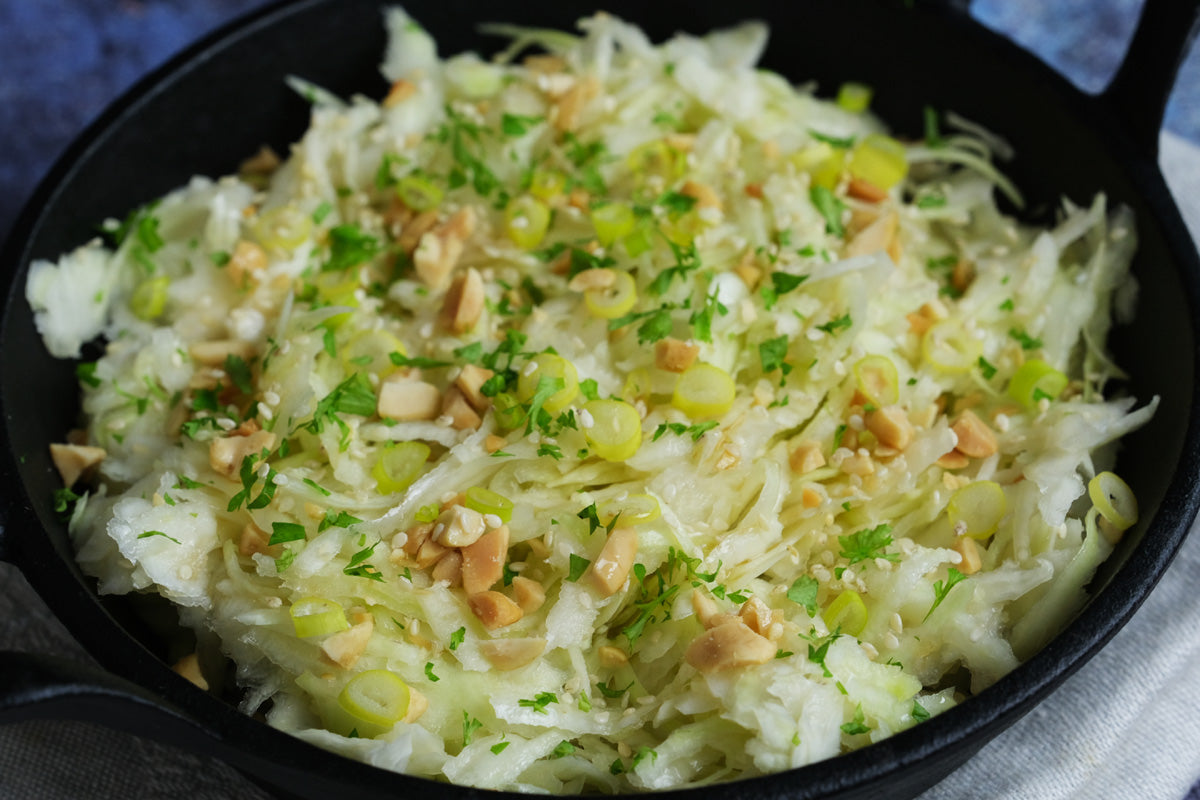 Asian-Inspired Holiday Cabbage Salad Recipe
