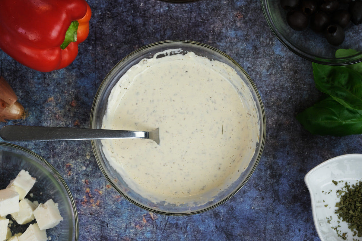 Creamy Mediterranean Herb Dressing Recipe