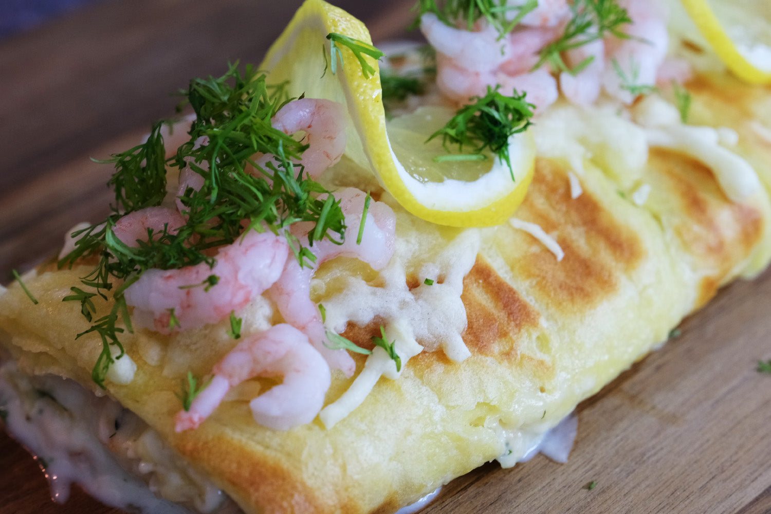 Luxurious Shrimp Roll recipe