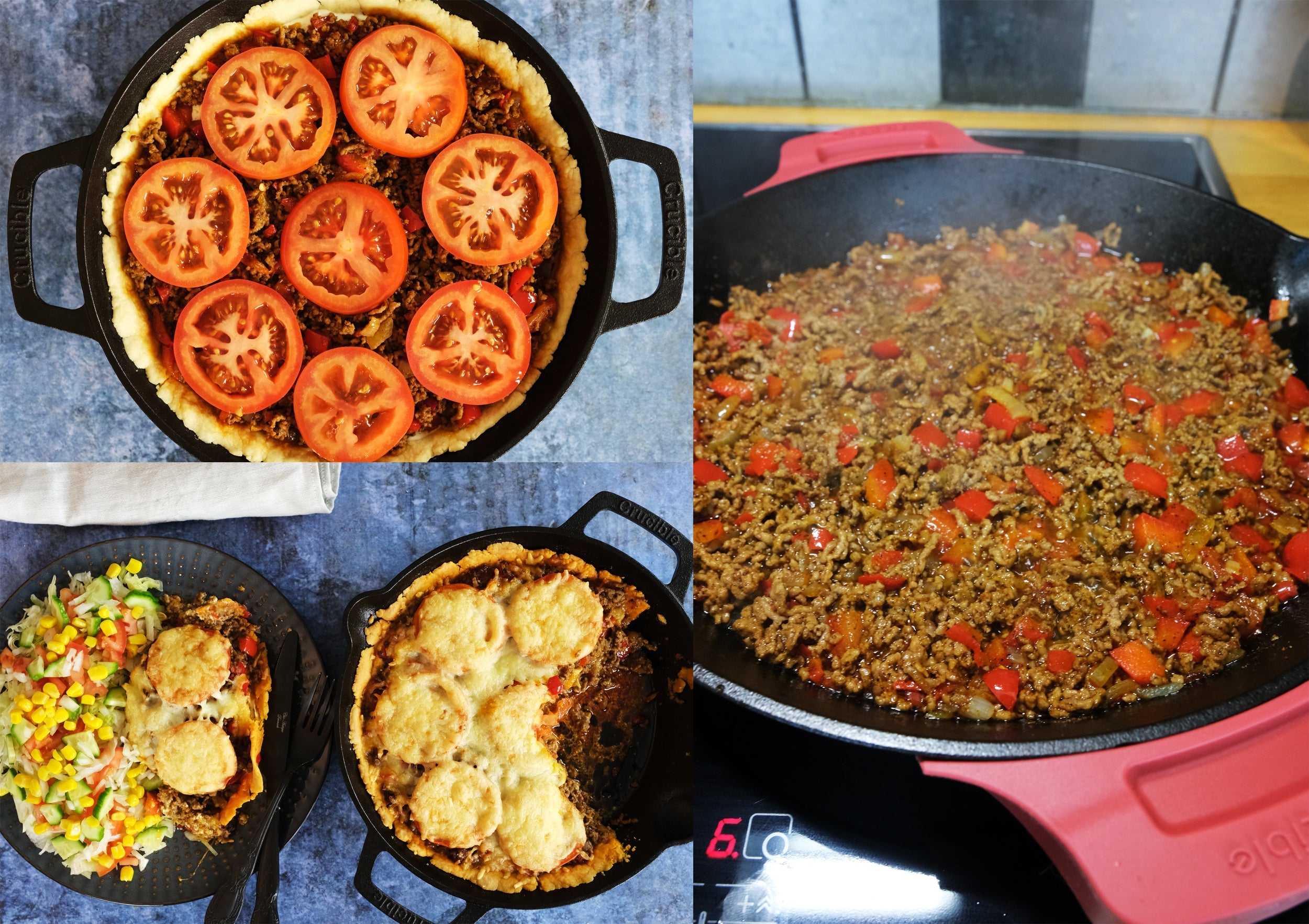 versatility of cast iron skillet