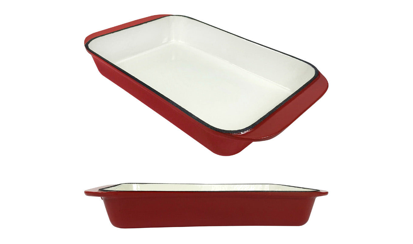 Enameled Cast Iron Roasting baking lasagna pan