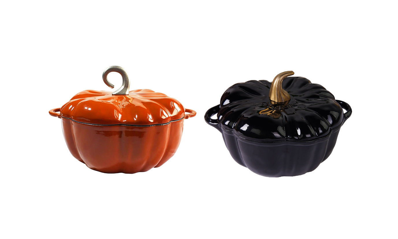 🎃 Just Released: Direct-mart’s Pumpkin Pot Dutch Oven in Stunning Orange and Classic Black!