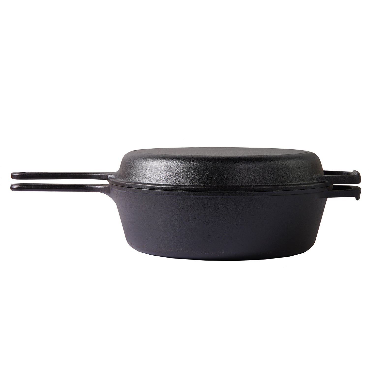 Cast Iron Skillet (EXTRA DEEP) - 10.25"-Inch (26 cm) with Skillet Lid, Frying Pans + Silicone Handle Holder Covers - Oven Safe Cookware - Indoor/Outdoor Use - Use on any Stovetop, Grill, Induction Safe