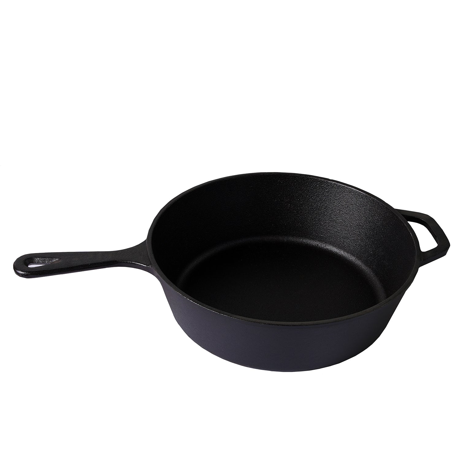 Cast Iron Skillet (EXTRA DEEP) - 10.25"-Inch (26 cm) with Skillet Lid, Frying Pans + Silicone Handle Holder Covers - Oven Safe Cookware - Indoor/Outdoor Use - Use on any Stovetop, Grill, Induction Safe