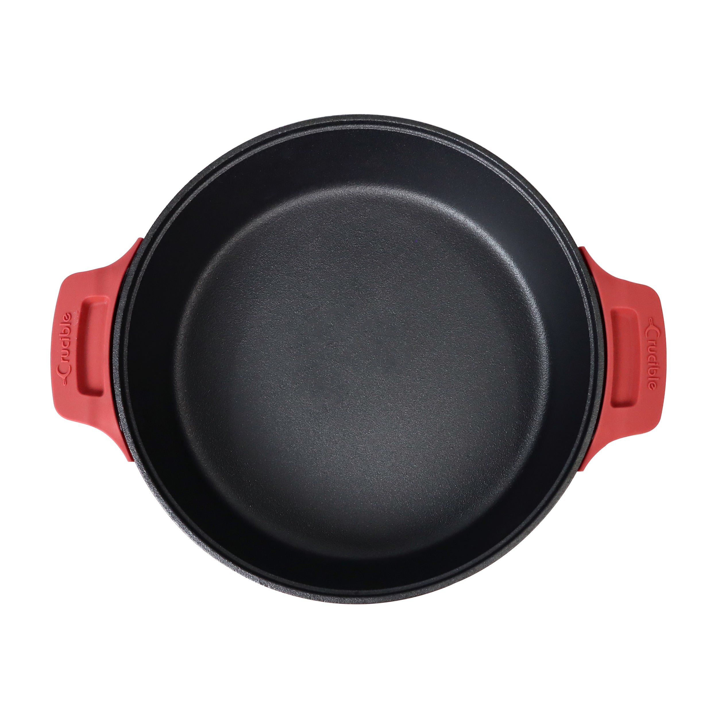 12-Inch/30 cm Cast Iron Skillet Sauté Pan Set (EXTRA DEEP) with Dual Loop Handles, Frying Pan, Silicone Potholders