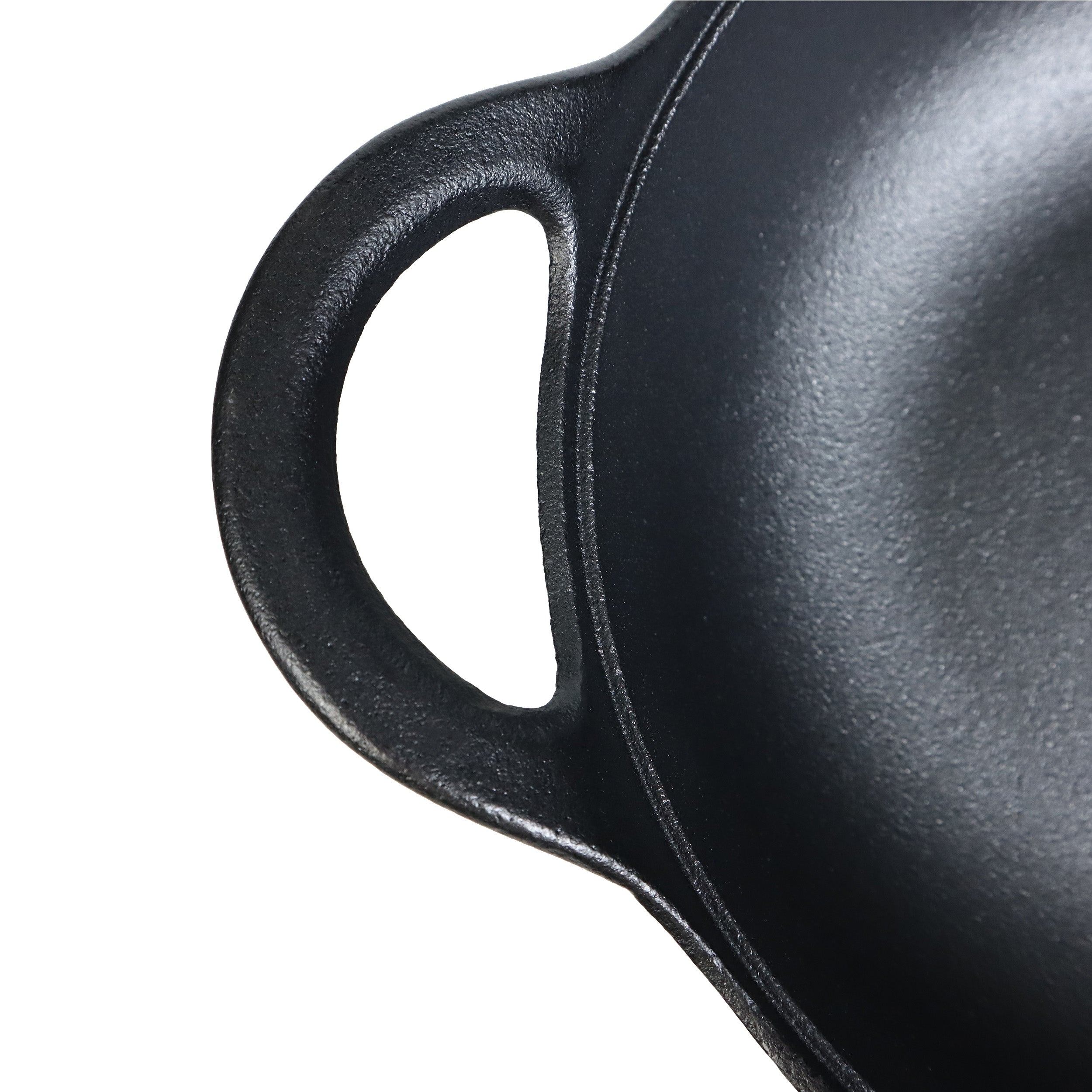 Cast Iron Balti Casserole with a Glass Lid, 3 Quart (2,83 litre) Cast Iron Pot