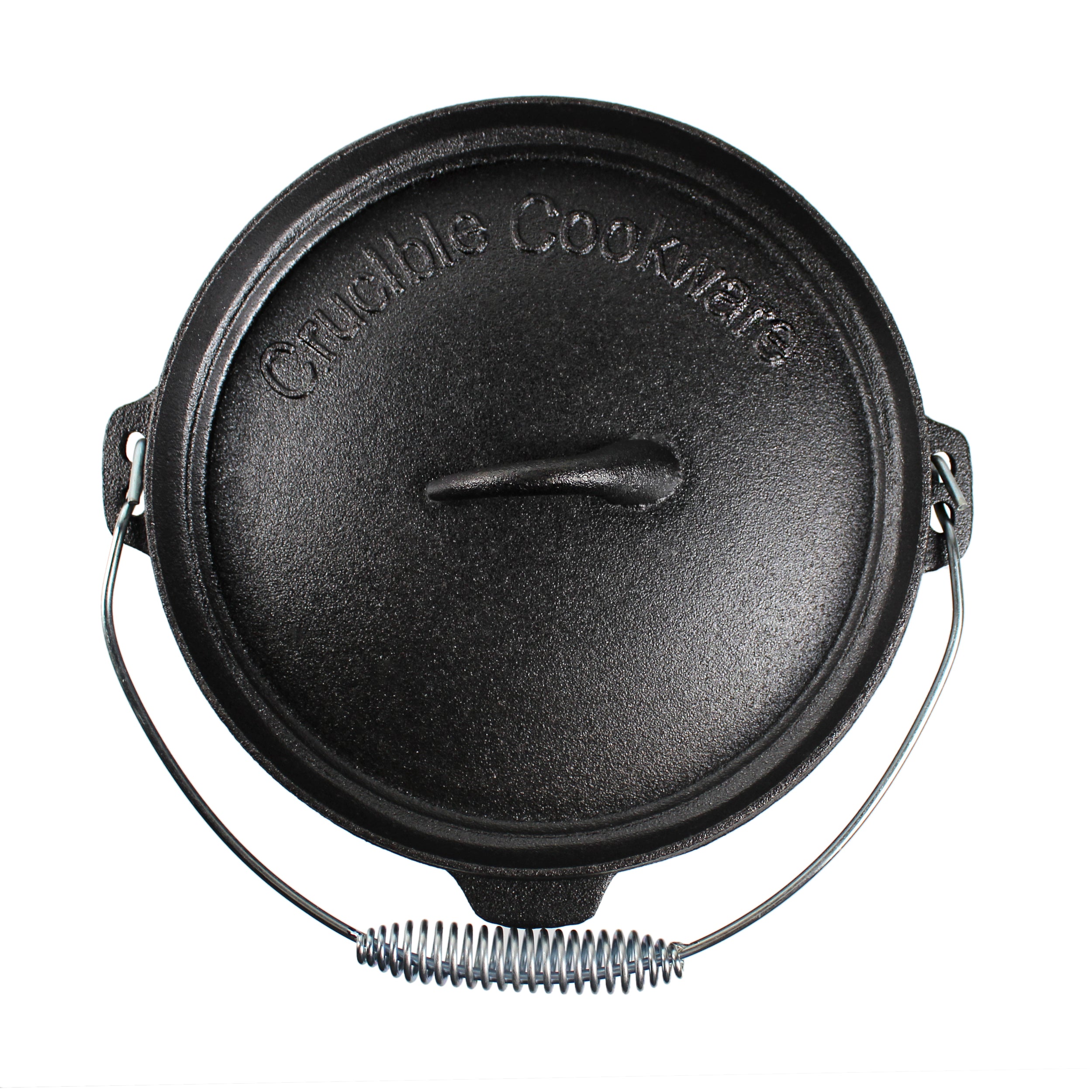 Cast Iron Camp Dutch Oven with Legs - 4.1 qt (3.9 L), Including Lid Lifter and Lid Stand