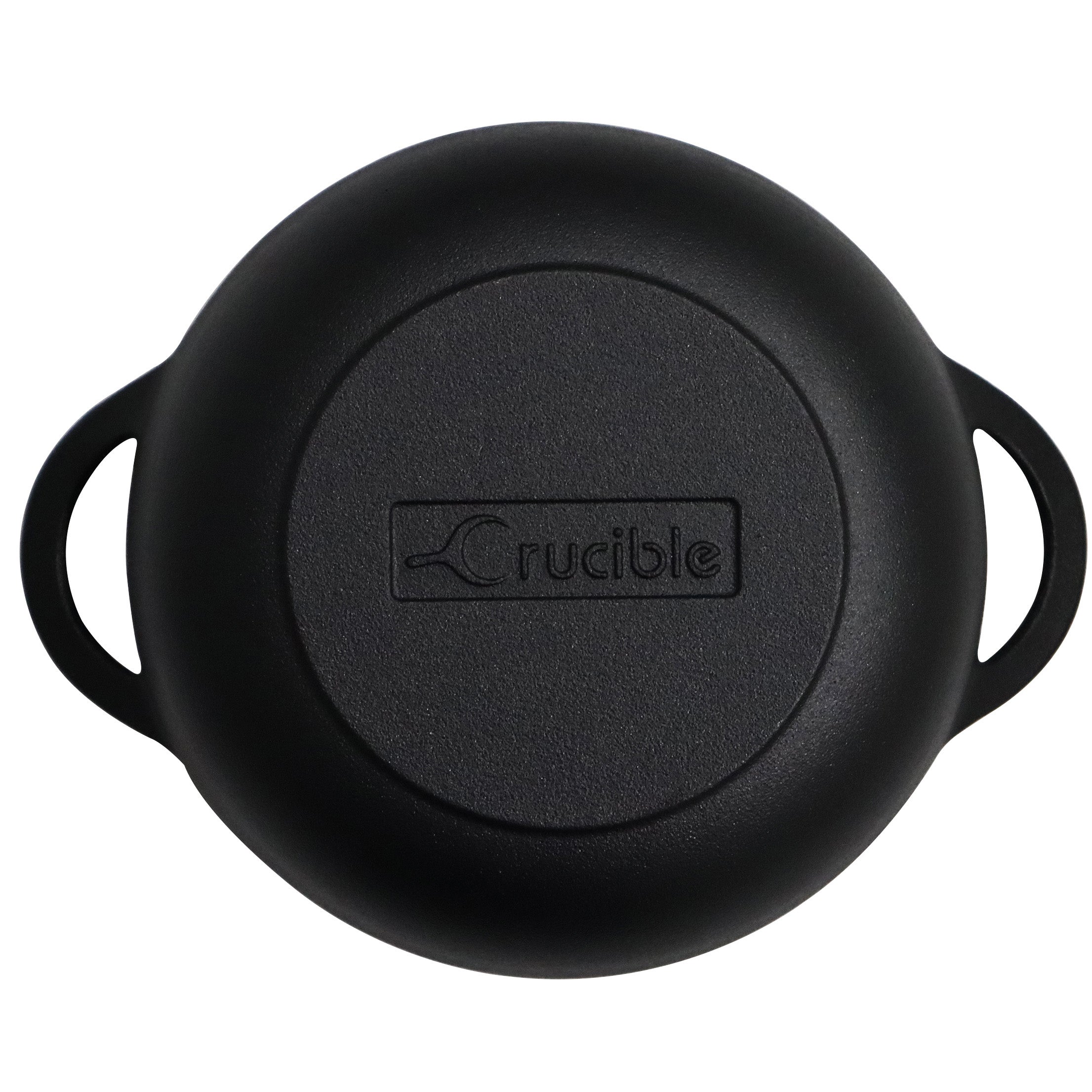 Cast Iron Balti Casserole with a Glass Lid, 3 Quart (2,83 litre) Cast Iron Pot