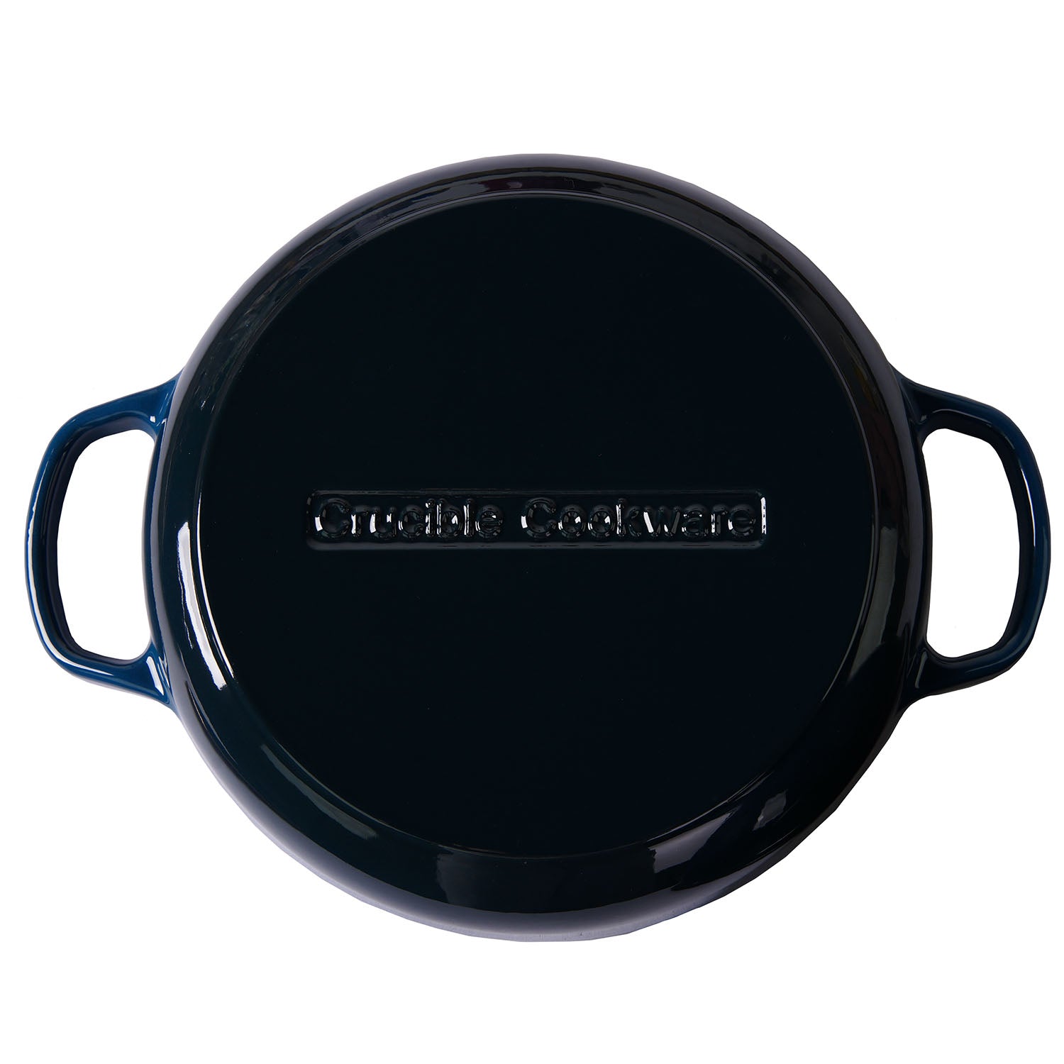 Enameled Cast Iron Bread Pan, Sour Dough Artisan Bread Oven – Dark Teal Blue – Round 26 cm, 6.25 L (6.6 qt) – Deep Lid for Steam Baking