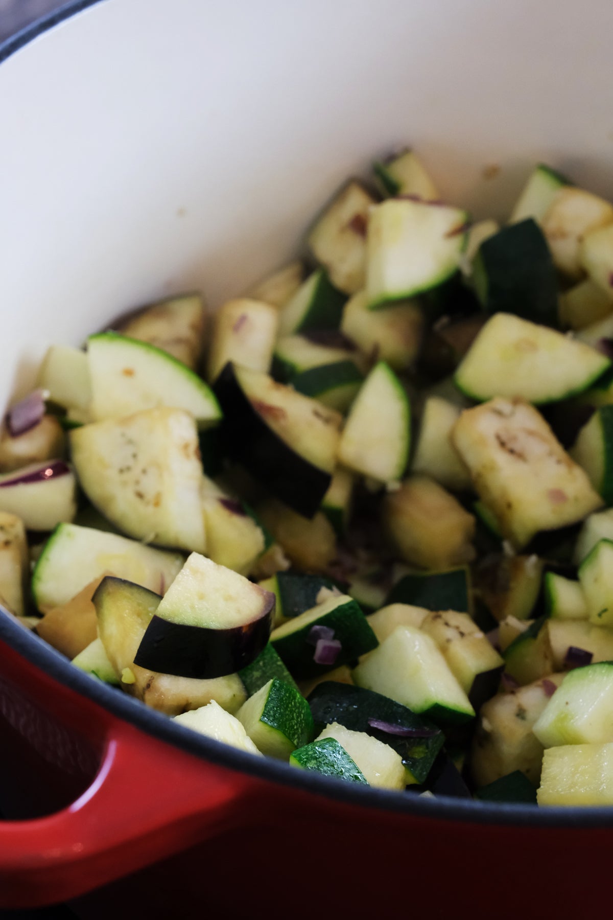 Enameled Cast Iron Dutch Oven Pot, Cocotte, Casserole Dish - Round Red 10.23" (26 cm)