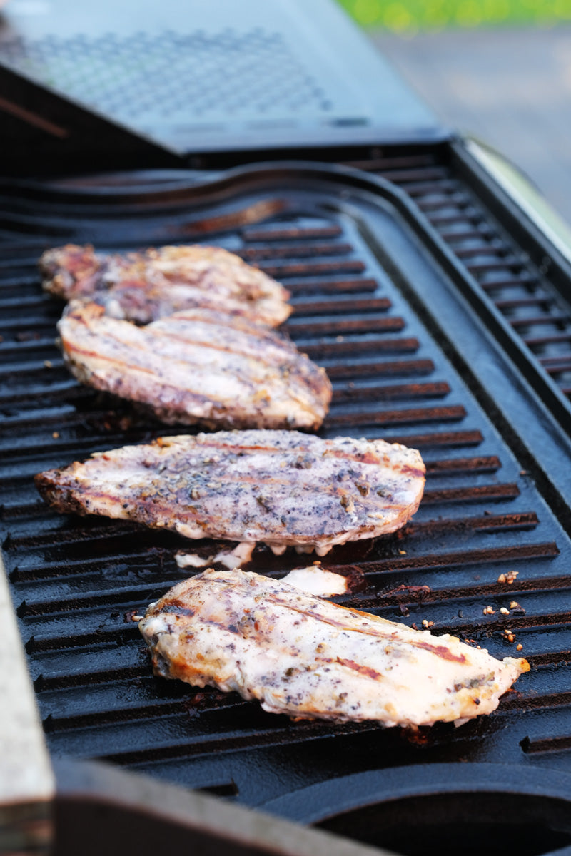 Cast Iron Griddle (20" by 10"/51 cm x 26 cm), Reversible, Grill and Griddle Combo, fits over two stovetop burners
