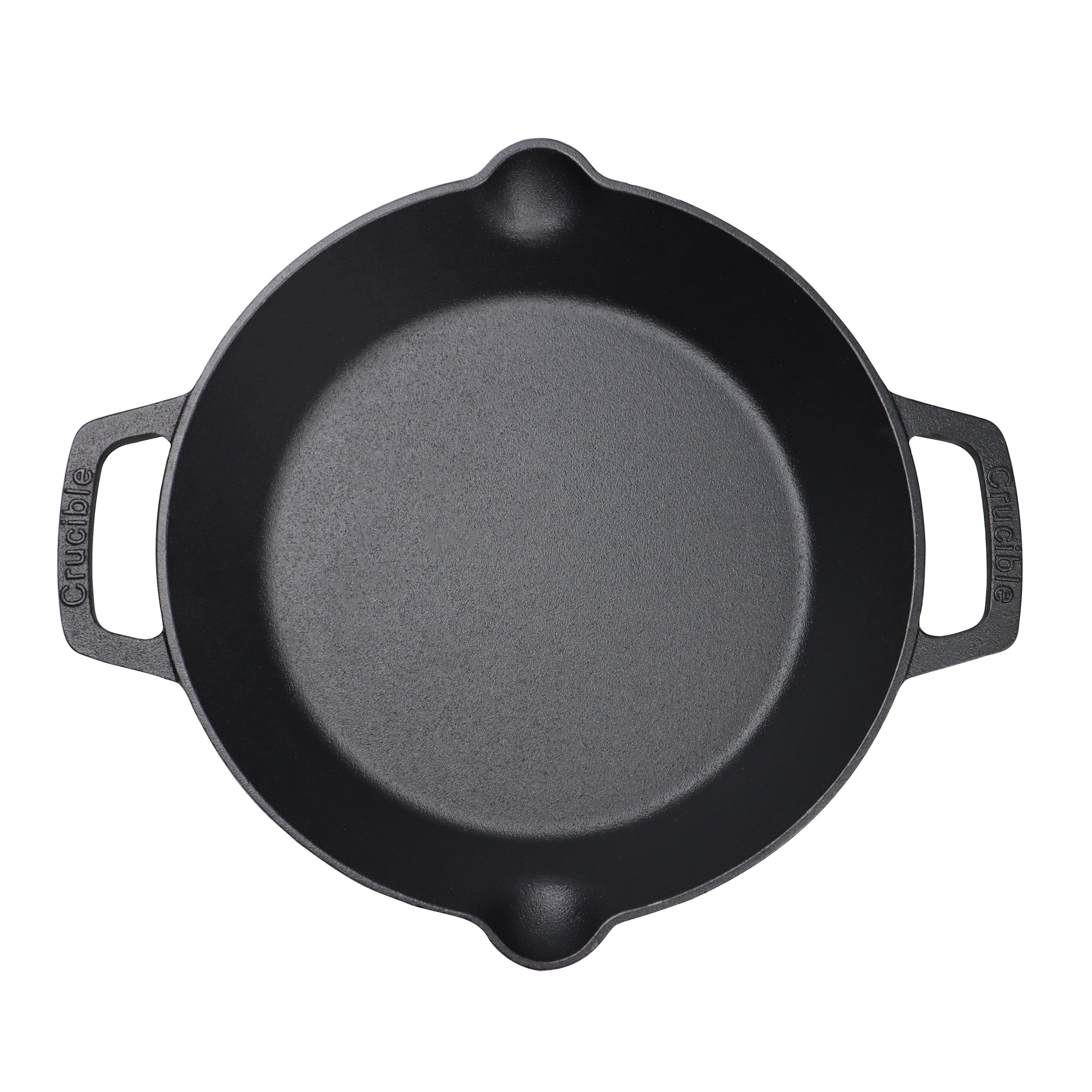 10.25-Inch/26 cm Cast Iron Skillet Set with Dual Loop Handles, Frying Pan, Silicone Potholders