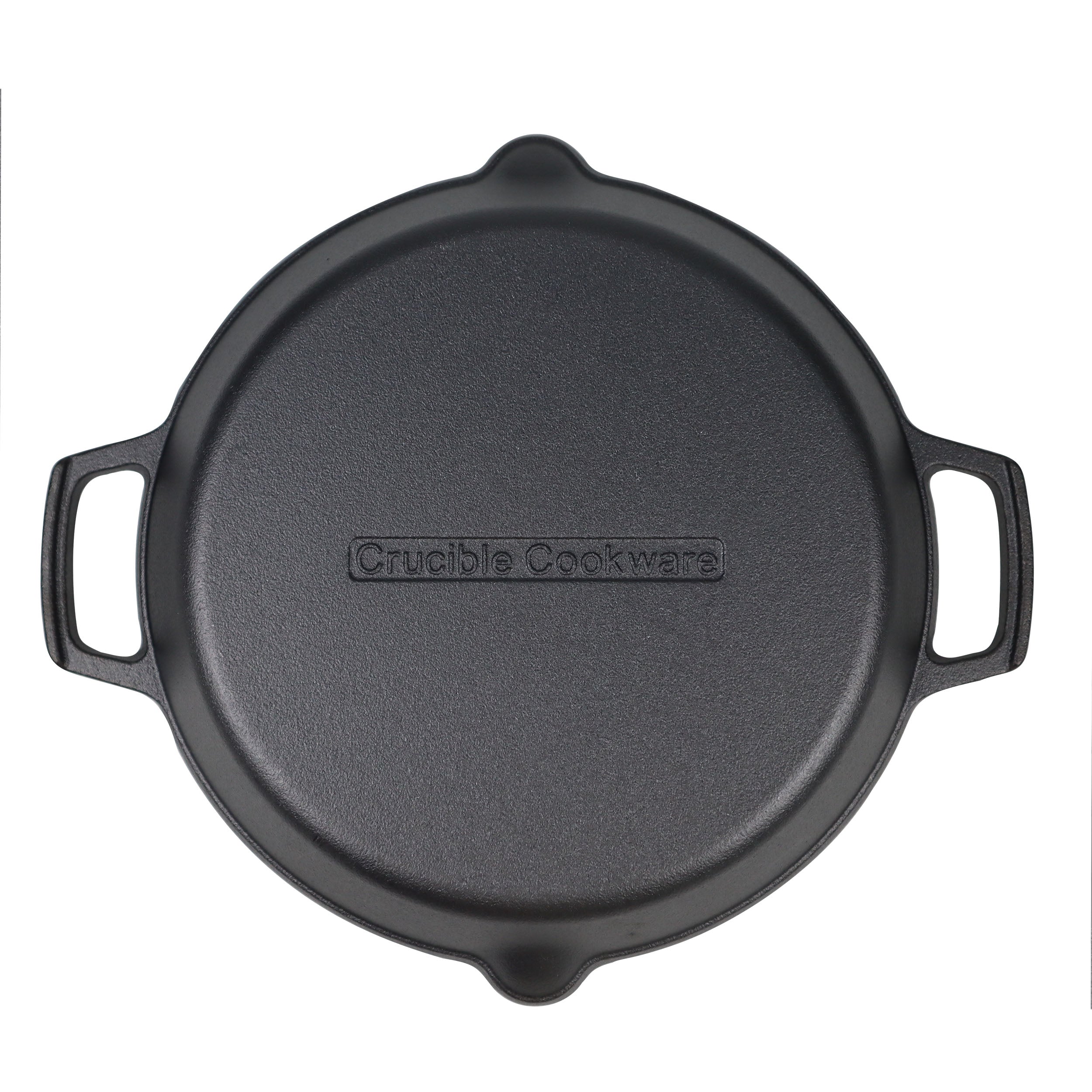12-Inch (30 cm) Cast Iron Skillet Set with Dual Loop Handles, Frying Pan, Silicone Potholders