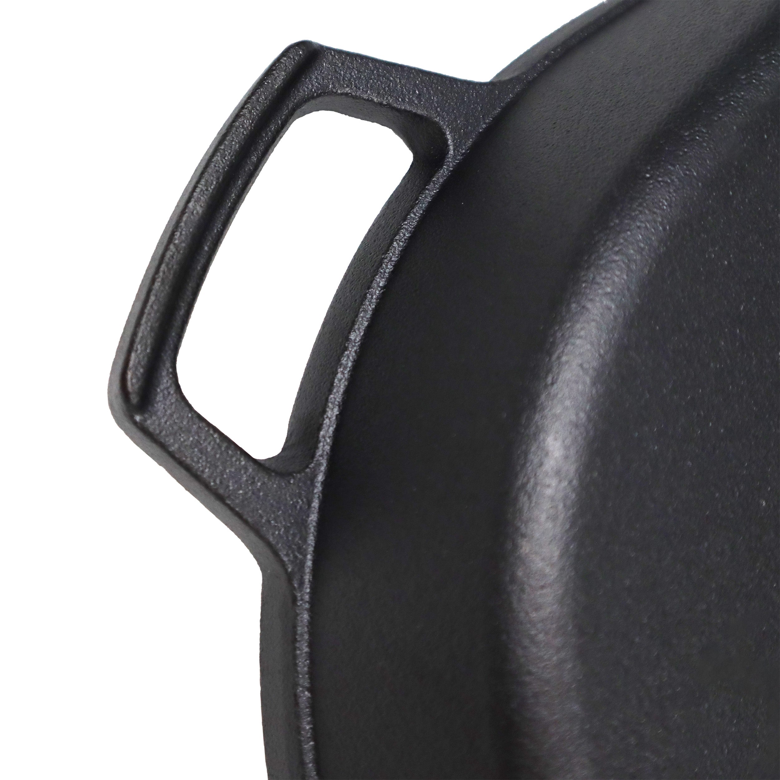 12-Inch (30 cm) Cast Iron Skillet Set with Dual Loop Handles, Frying Pan, Silicone Potholders
