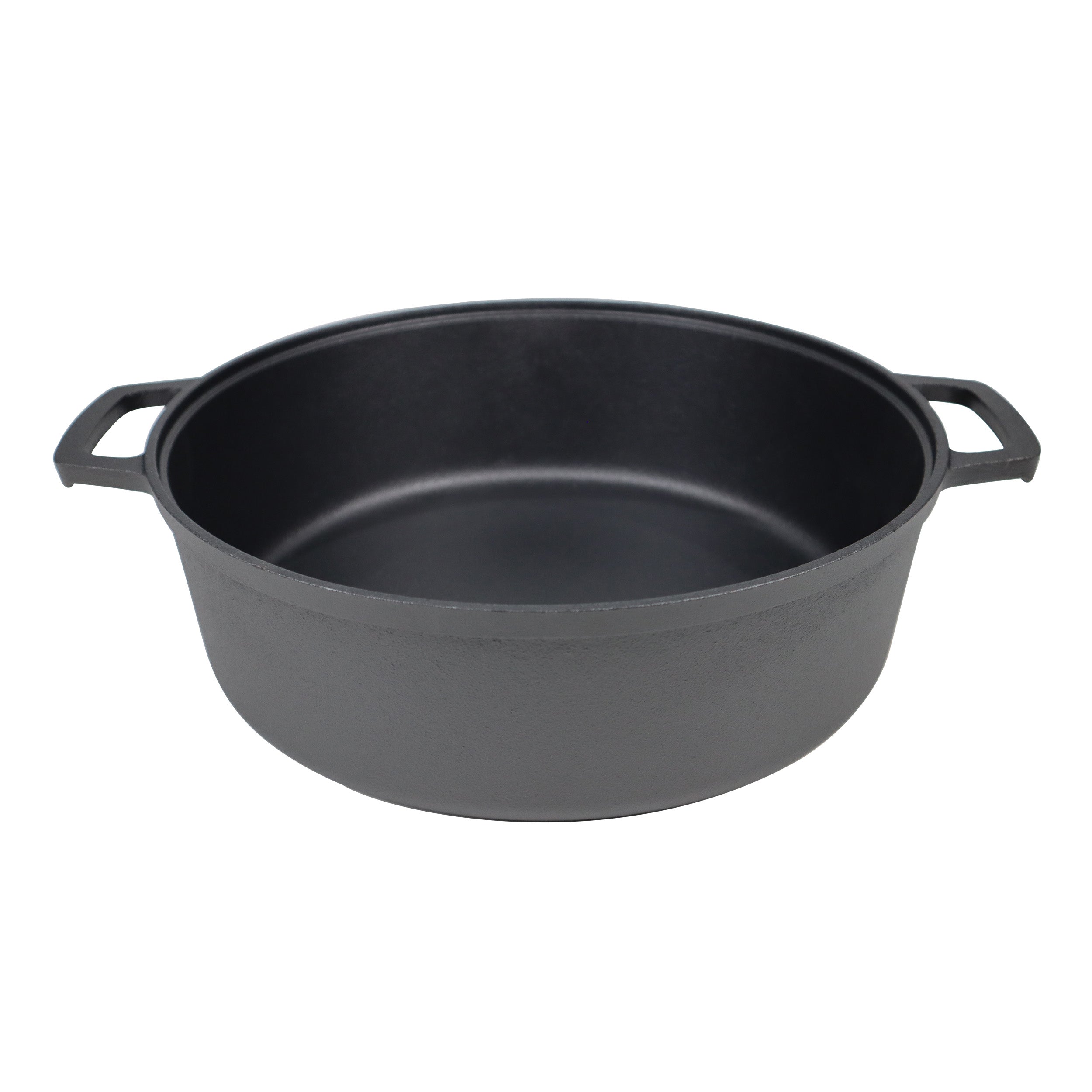 12-Inch/30 cm Cast Iron Skillet Sauté Pan Set (EXTRA DEEP) with Dual Loop Handles, Frying Pan, Silicone Potholders