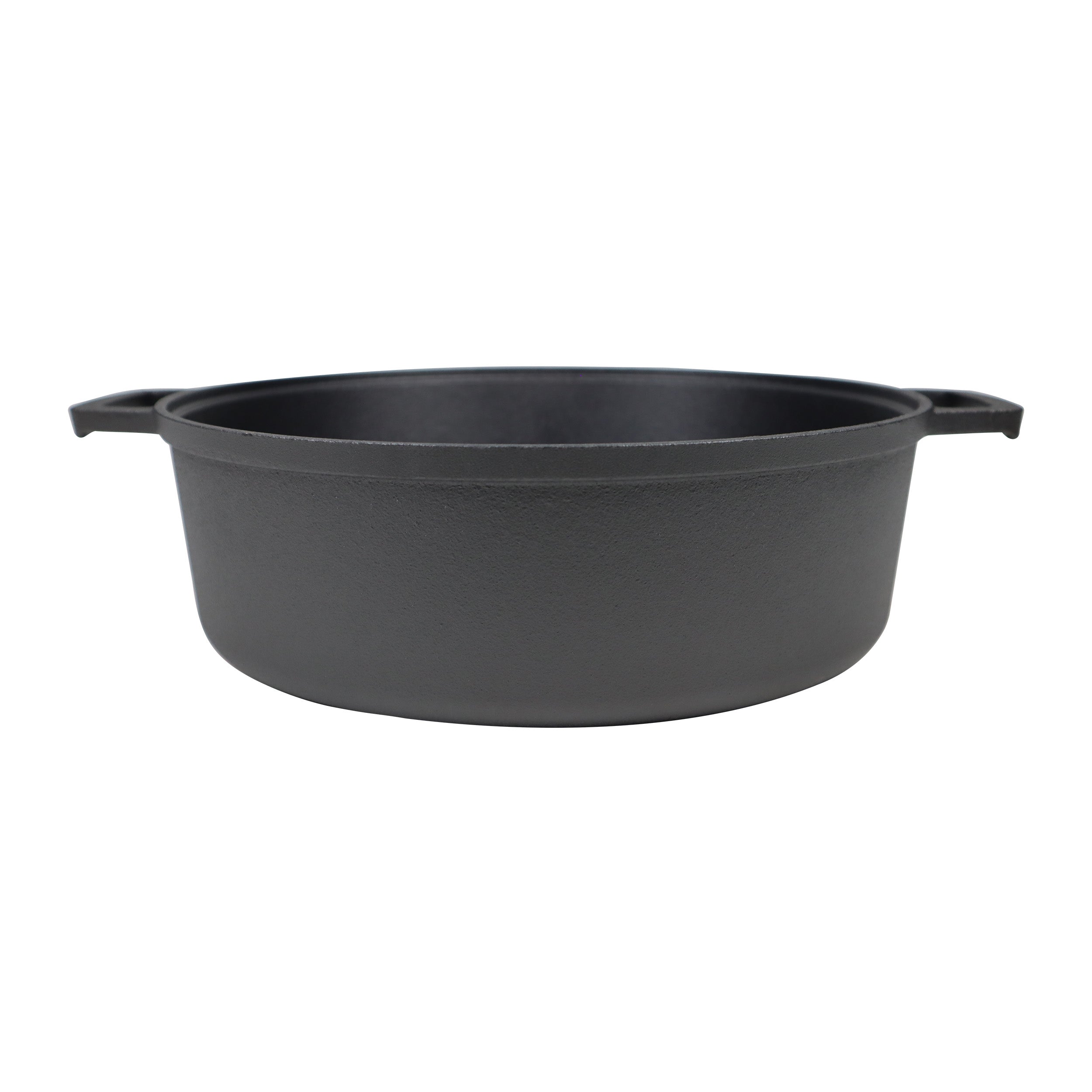 12-Inch/30 cm Cast Iron Skillet Sauté Pan Set (EXTRA DEEP) with Dual Loop Handles, Frying Pan, Silicone Potholders