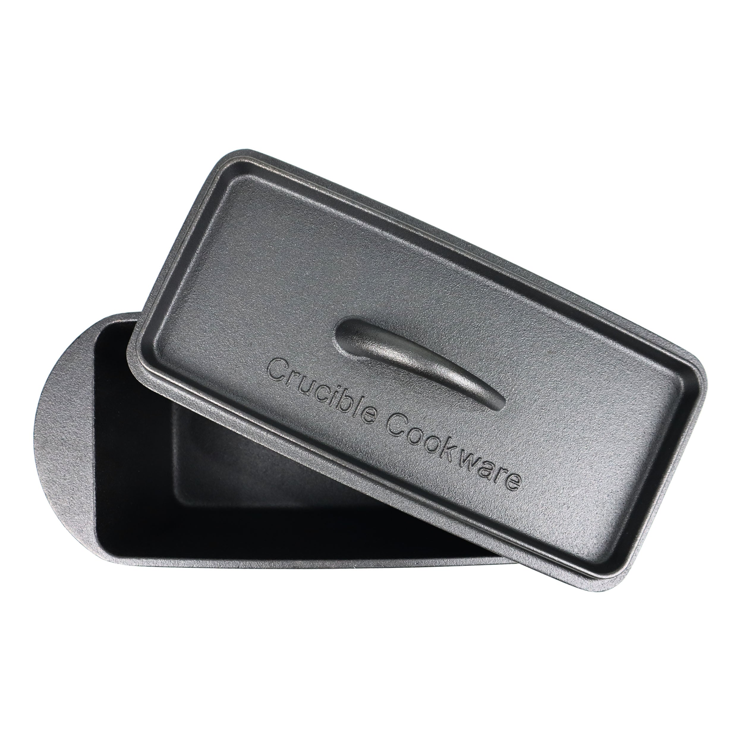 Cast Iron Bread Pan with Lid – Oven Safe Form for Baking and Cooking - Loaf Pan