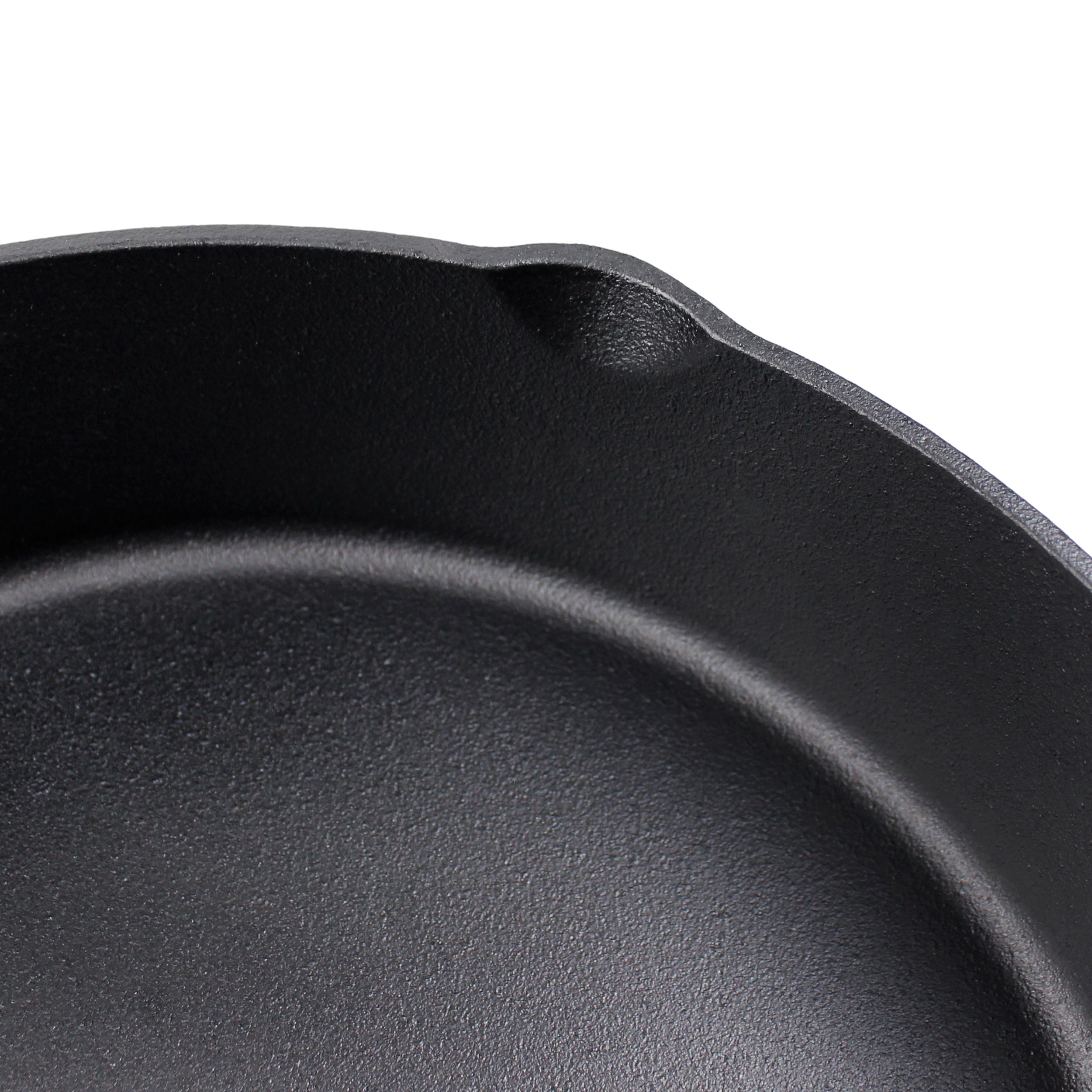 12-Inch/30,5 cm Cast Iron Skillet Saute Pan Set (EXTRA DEEP), Silicone Handle Holders, Glass Lid, Scraper