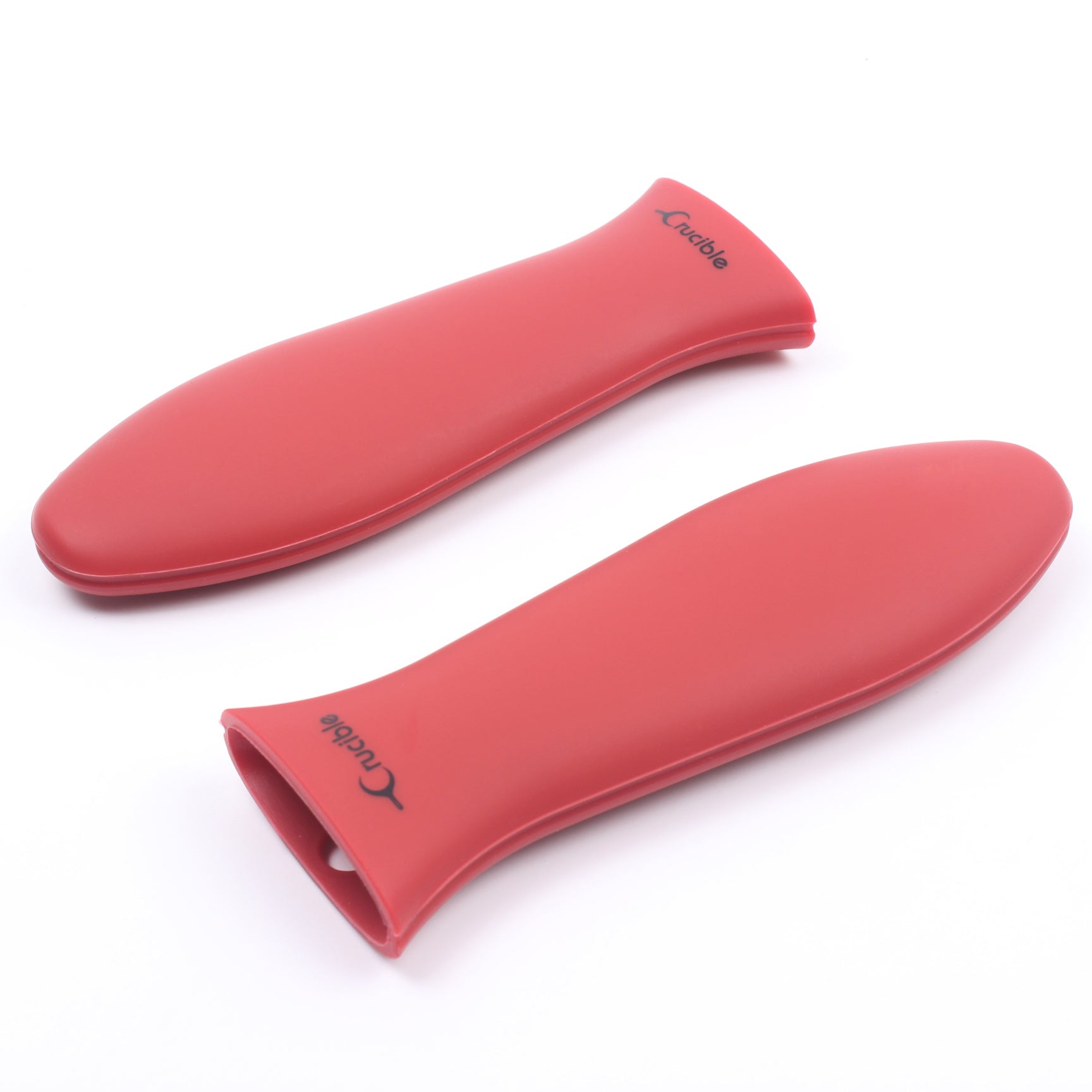 Silicone Hot Handle Holder + Assist Holder, Potholder (2-Pack Red) - Sleeve Grip, Handle Cover