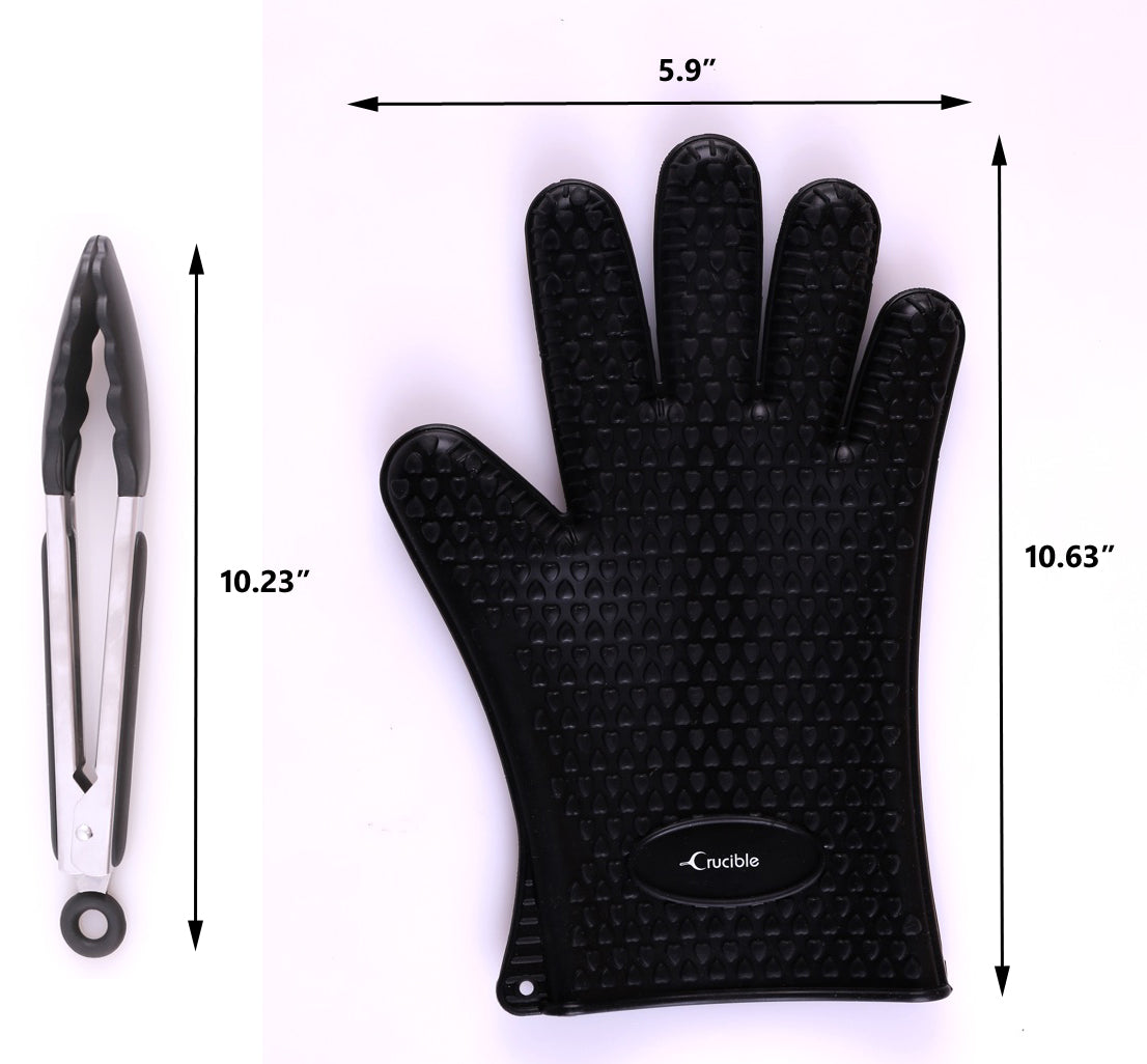 Utensils Set, 12-Piece Complete Silicone Baking & Cooking Kitchen Tools Set, Cookware Set, Kitchen Gadgets - Black - Utensilios de Cocinas