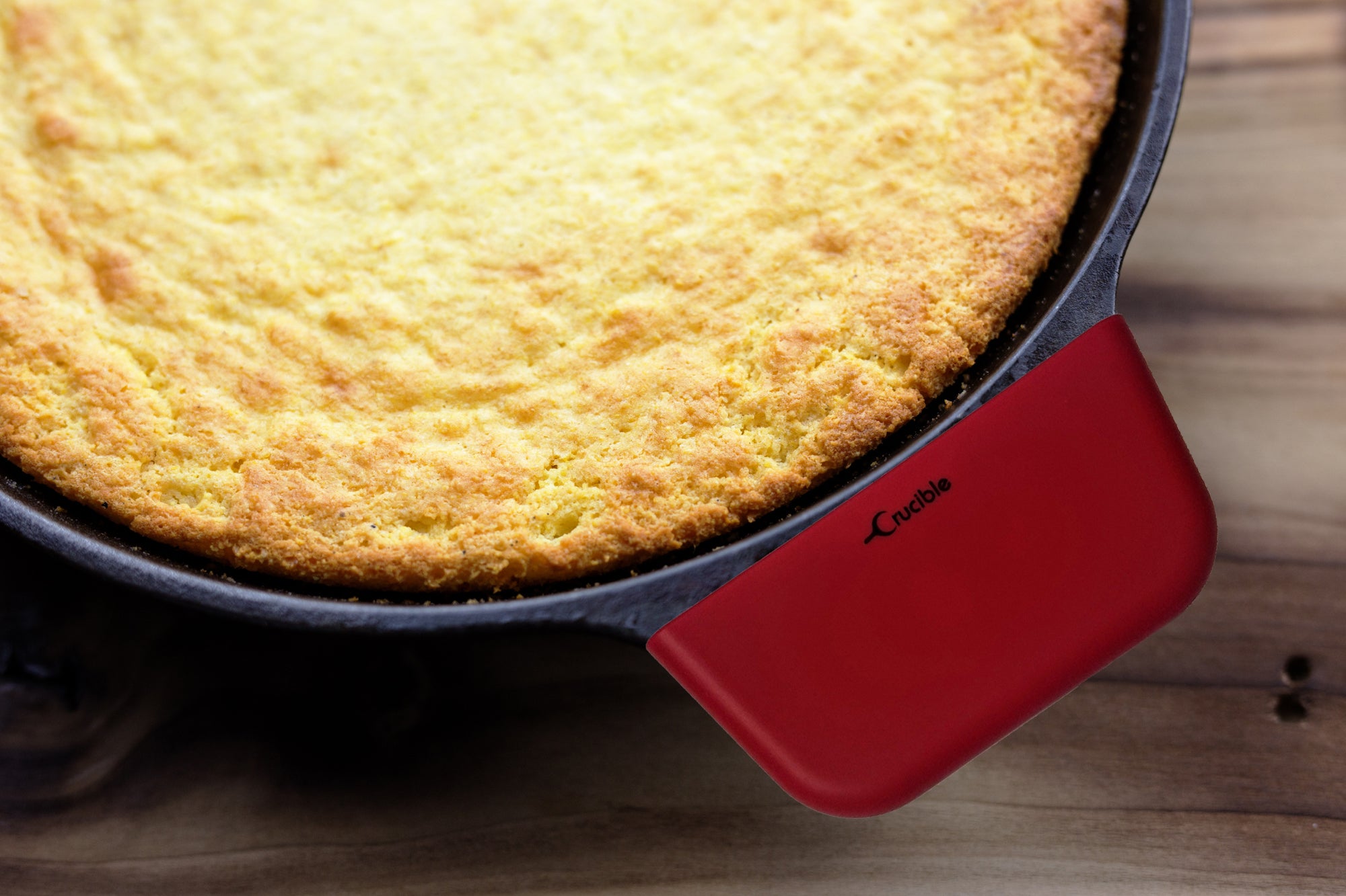 Silicone Potholders (3-Pack Mix Red) for Cast Iron Skillet