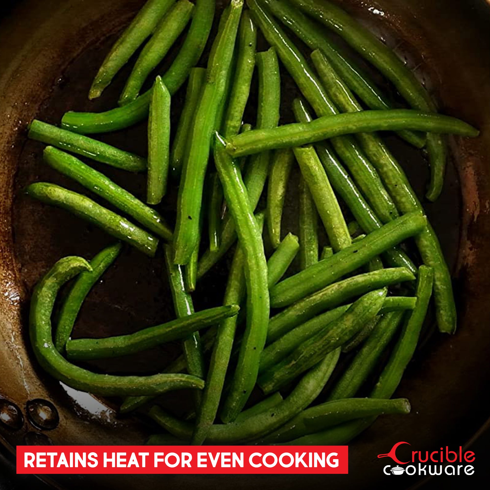 12" (30 cm) Carbon Steel Frying Pan, 1 Silicone Grip, 1 Scraper