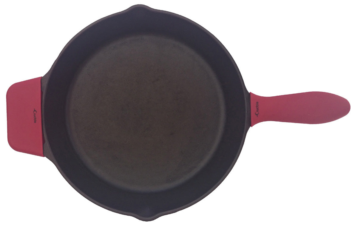 Silicone Potholders (5-Pack Mix Red) for Cast Iron Skillets and more
