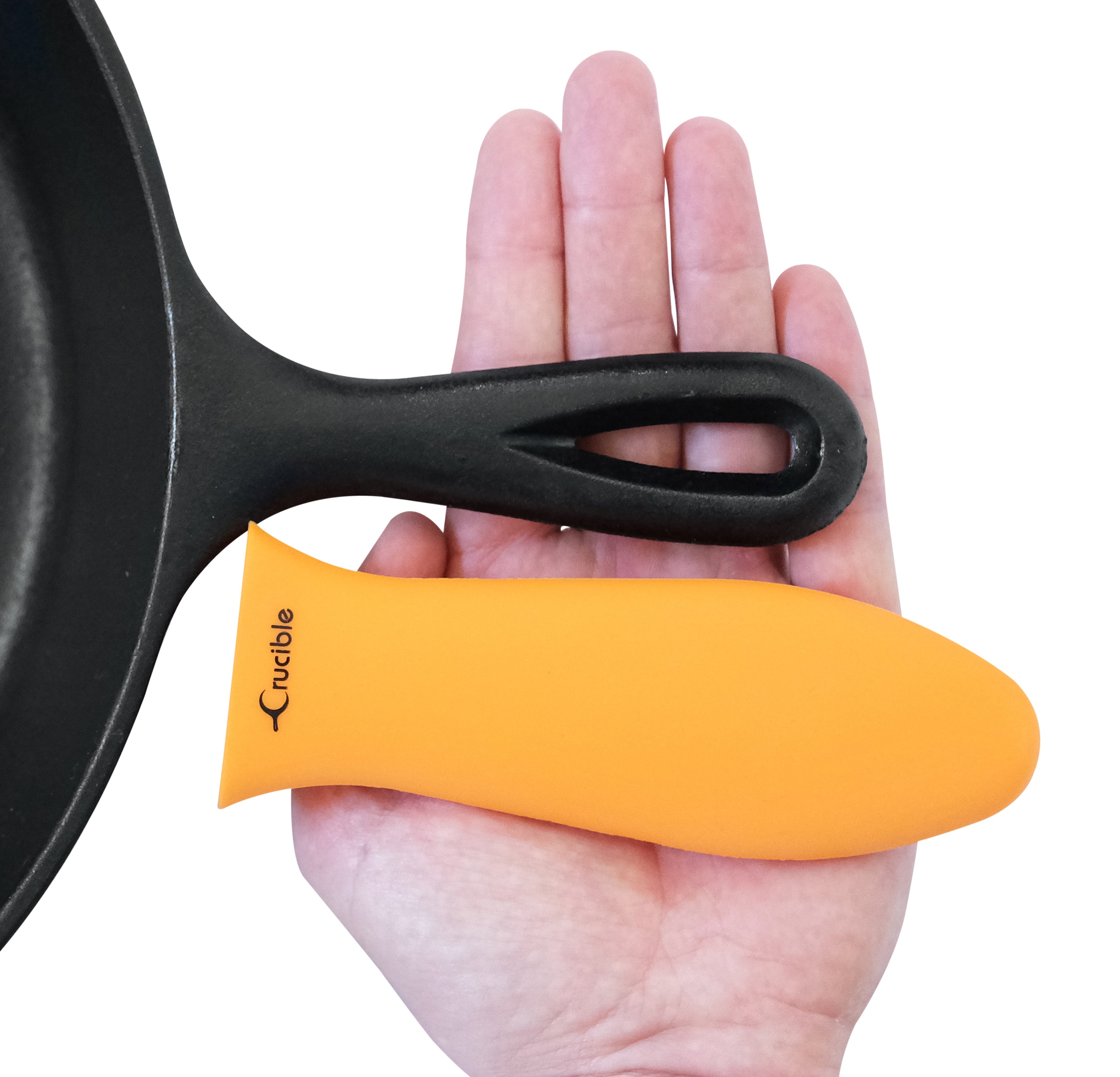 Silicone Potholder (Orange Large) for Cast Iron Skillets
