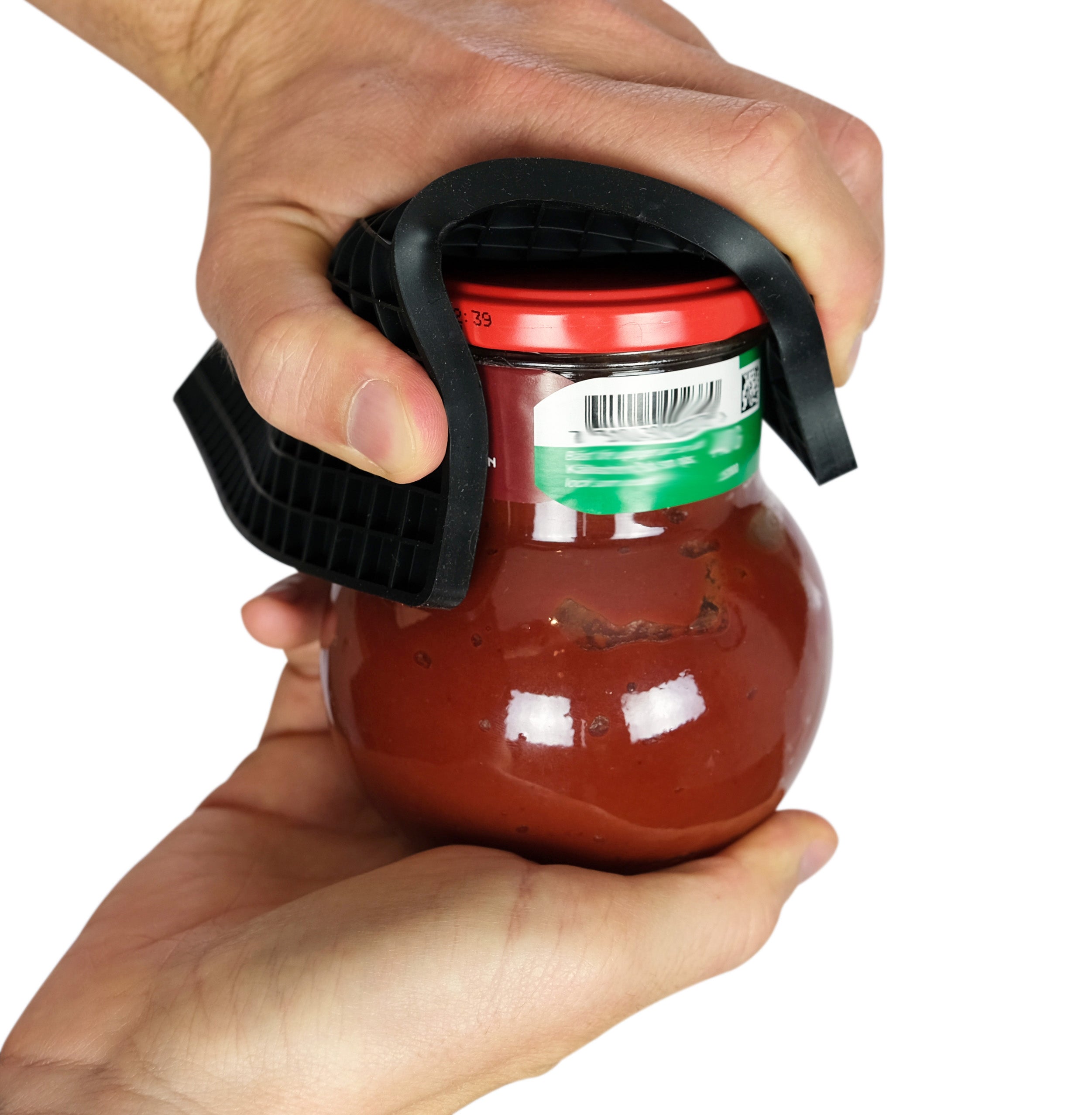 Silicone Oven Mitts and Potholders (4-Piece Set), Kitchen Counter - Advanced Heat Resistant Pot Holders, Non-Slip Textured Grip Oven Mitt - Black