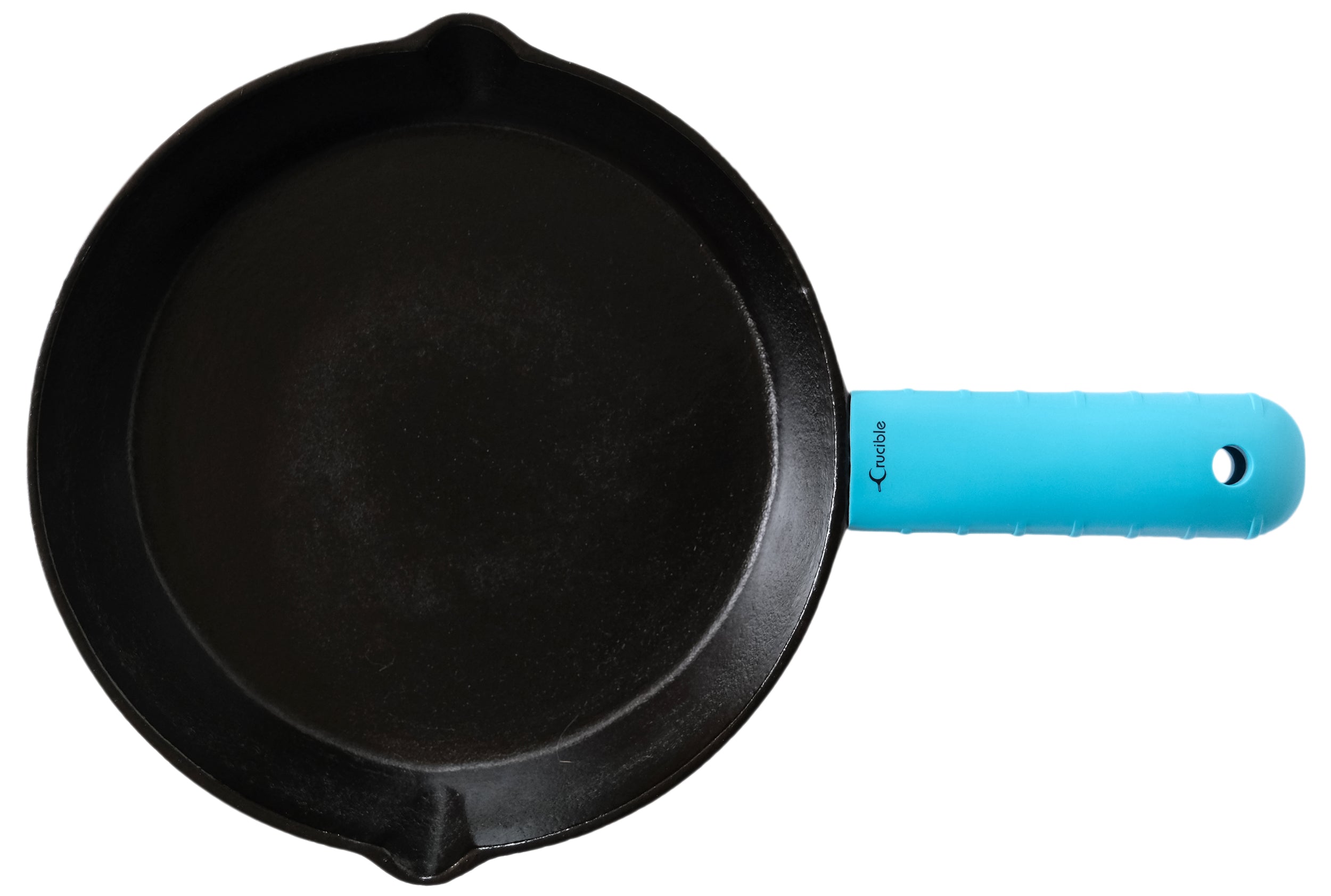 Silicone Potholder (Extra Thick, Turquoise) for Cast Iron Skillets and more