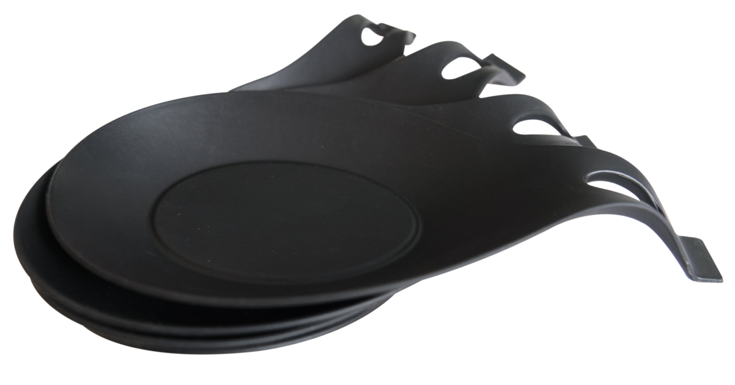 Silicone Spoon Rests (Set of 4) - Black