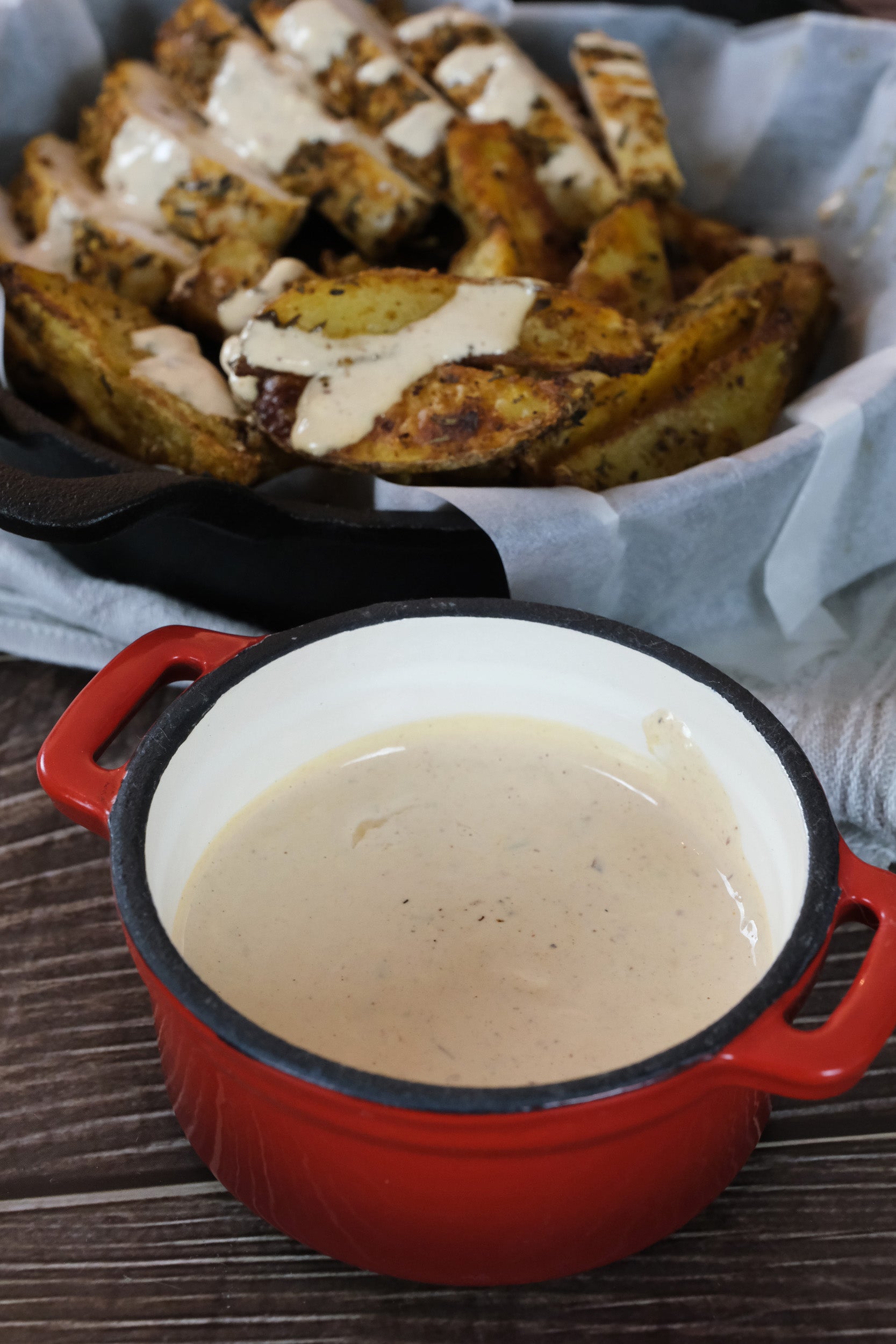 Enameled Cast Iron Dutch Oven, Cocotte (Small) - 4" (10 cm) Diameter - Round Red
