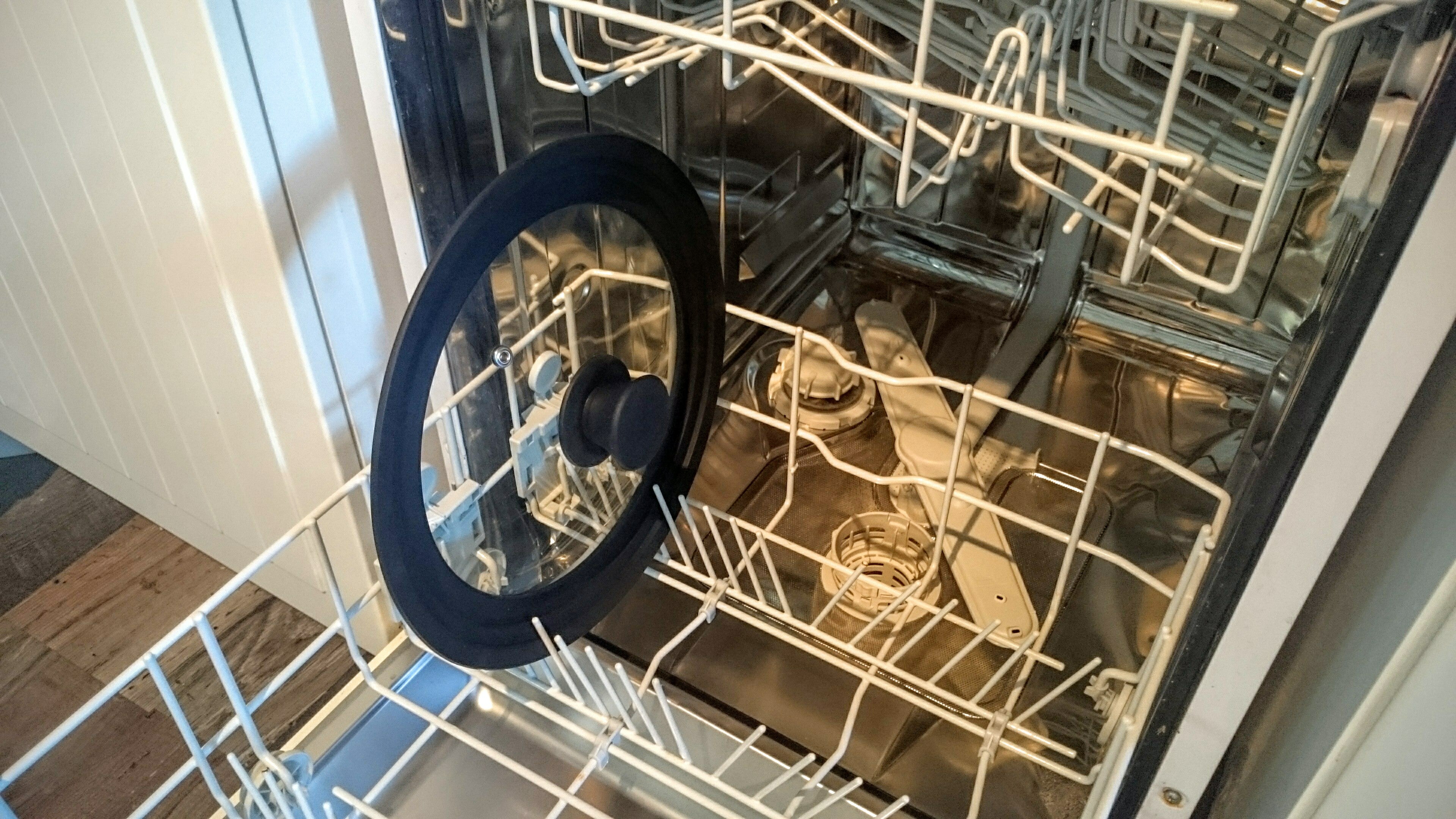 Glass Lid Universal - Multisize, Outer Edges 10.6” / 27 cm Diameter, for Pots and Pans, Black