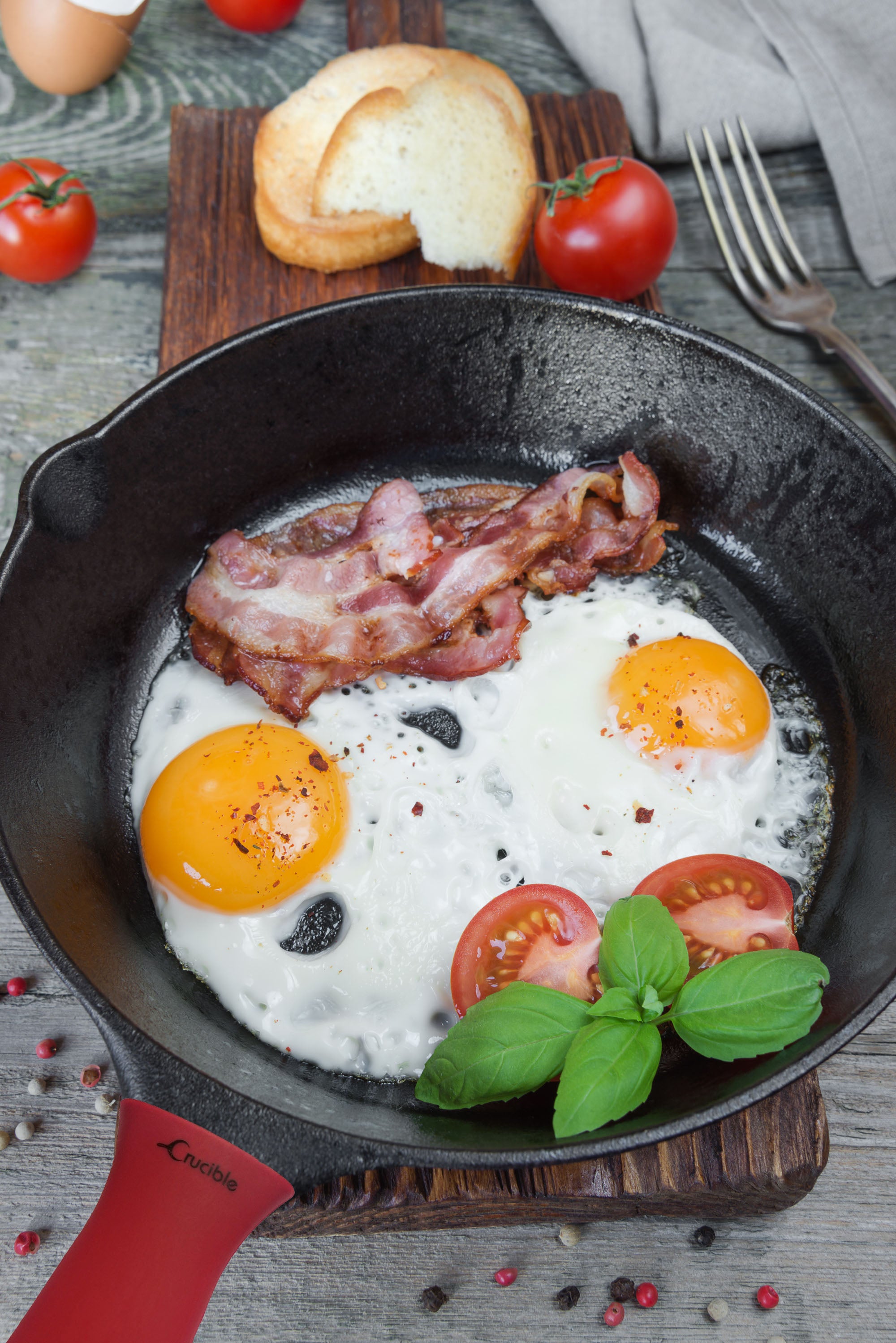 Silicone Potholder (Red Large) for Cast Iron Skillets