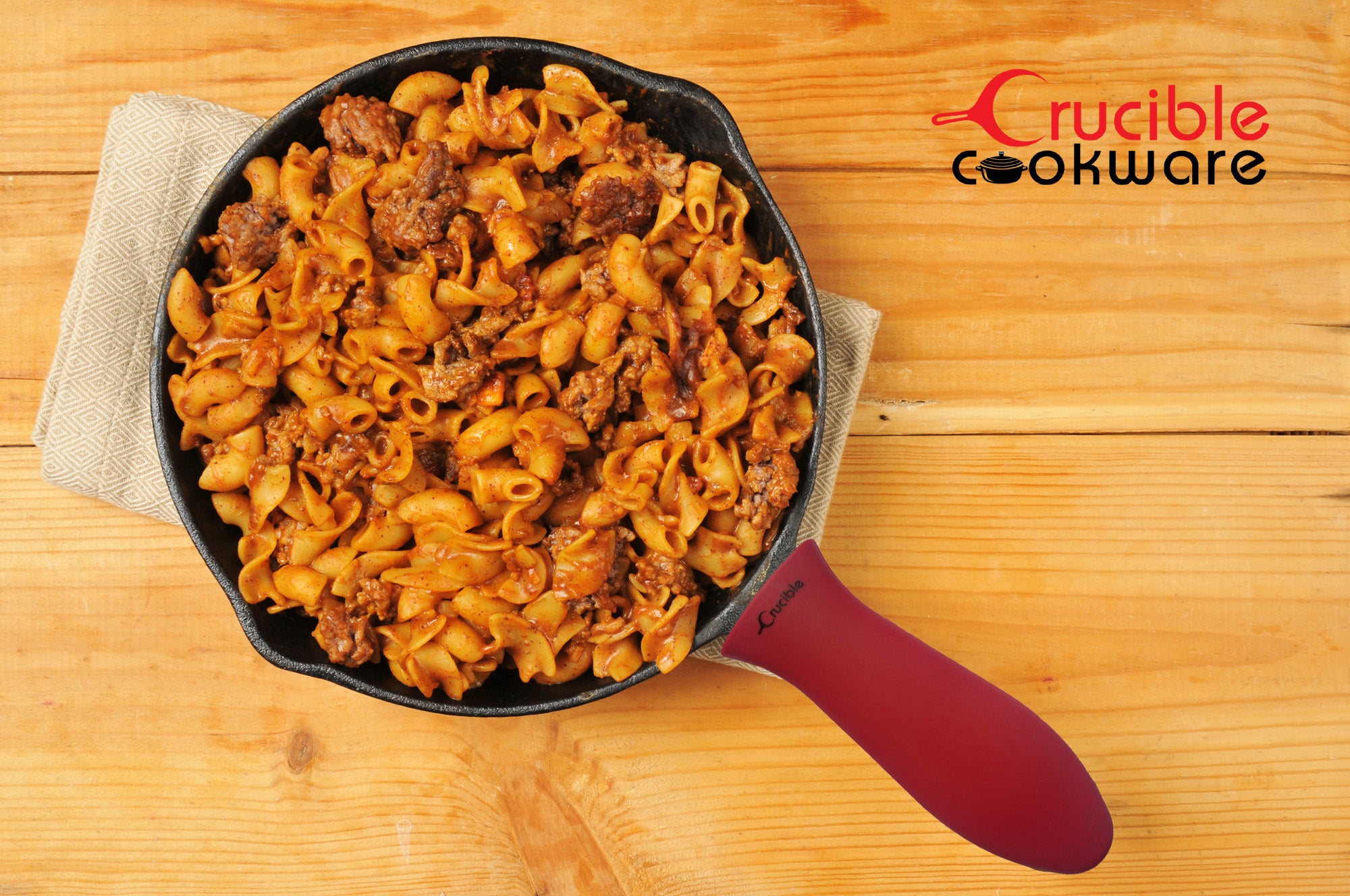 Silicone Potholder (Red Small) for Cast Iron Skillets