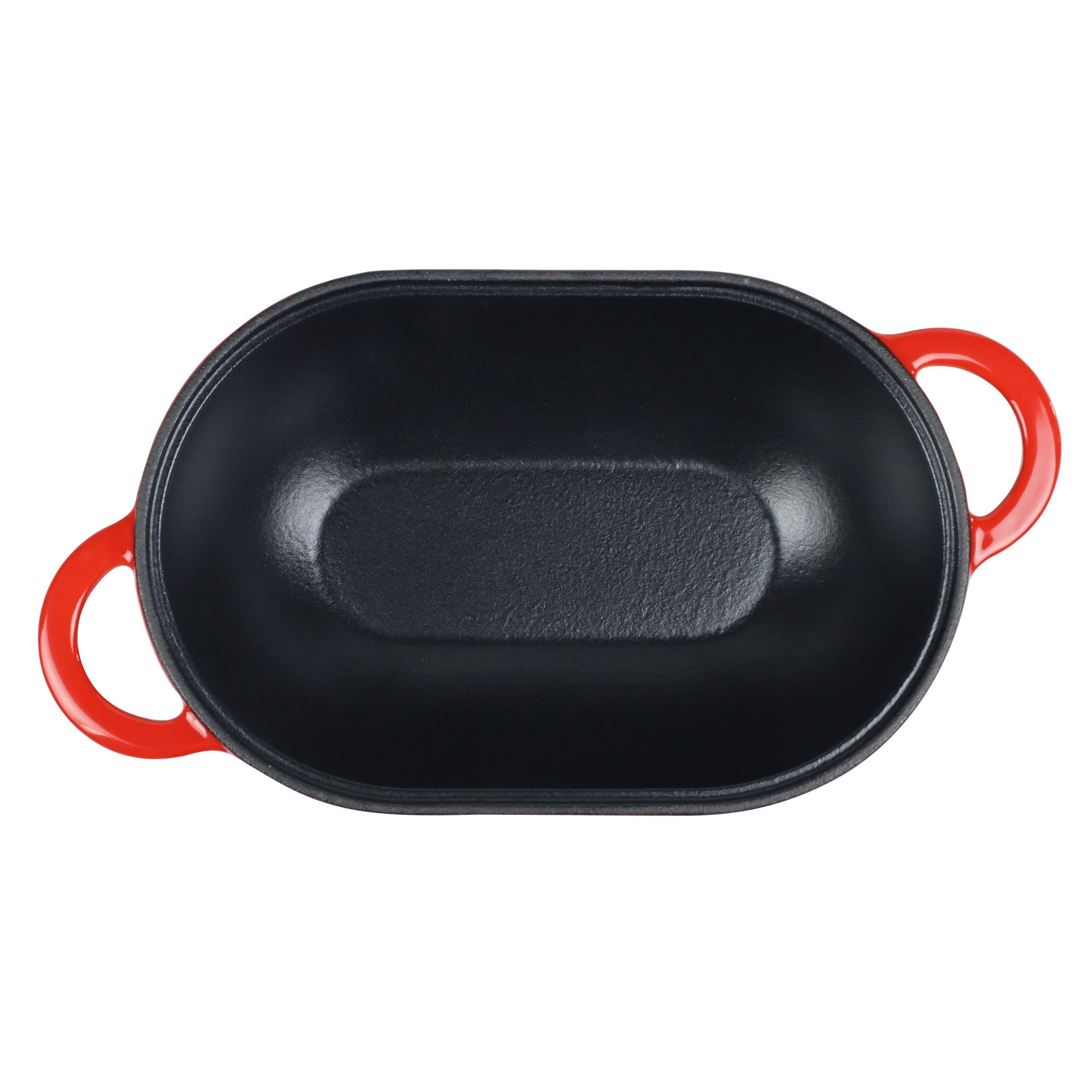 Enameled Cast Iron Bread Pan with Lid, Red, Oven Safe Form for Baking, Artisan Bread Kit - Loaf Pan