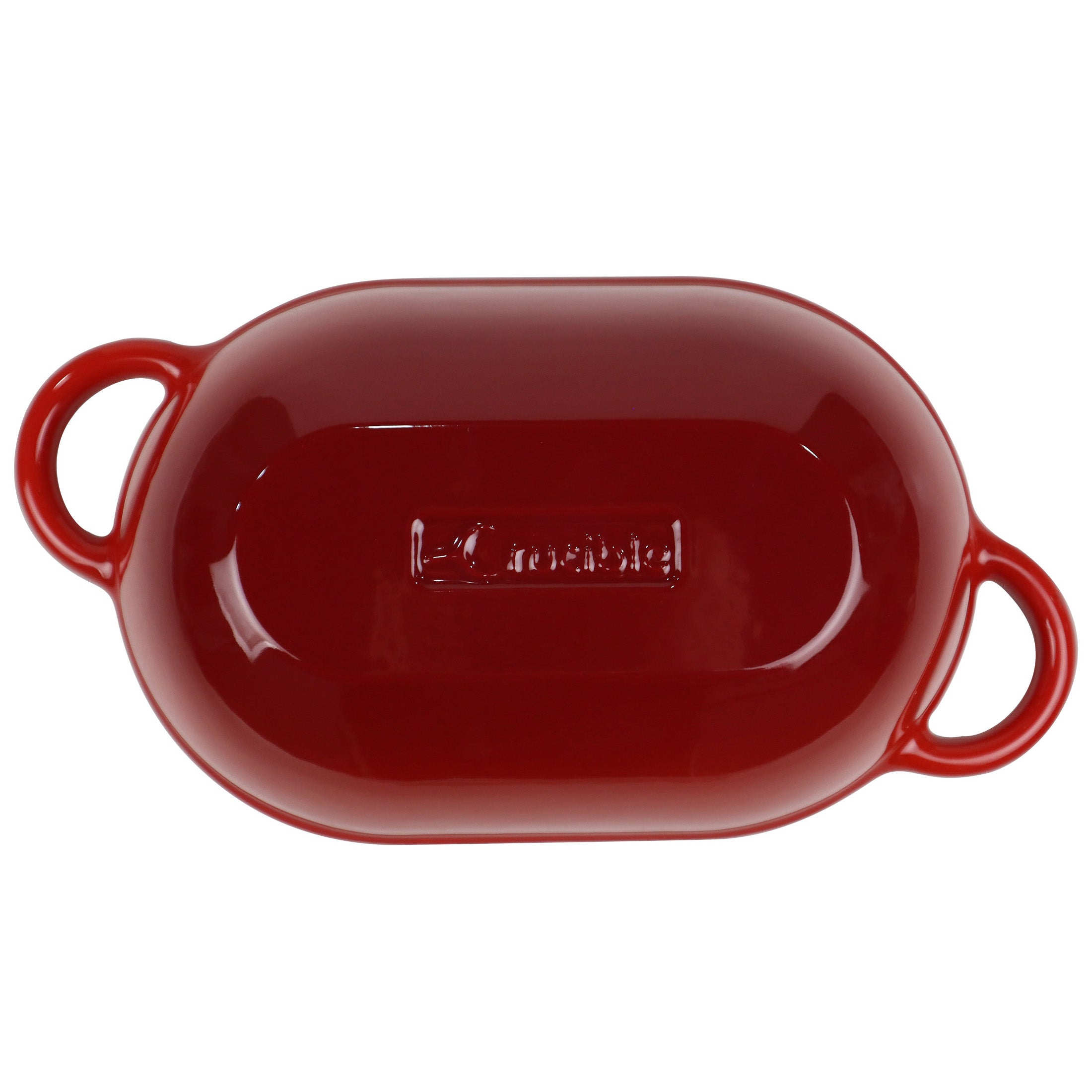 Enameled Cast Iron Bread Pan with Lid, Red, Oven Safe Form for Baking, Artisan Bread Kit - Loaf Pan