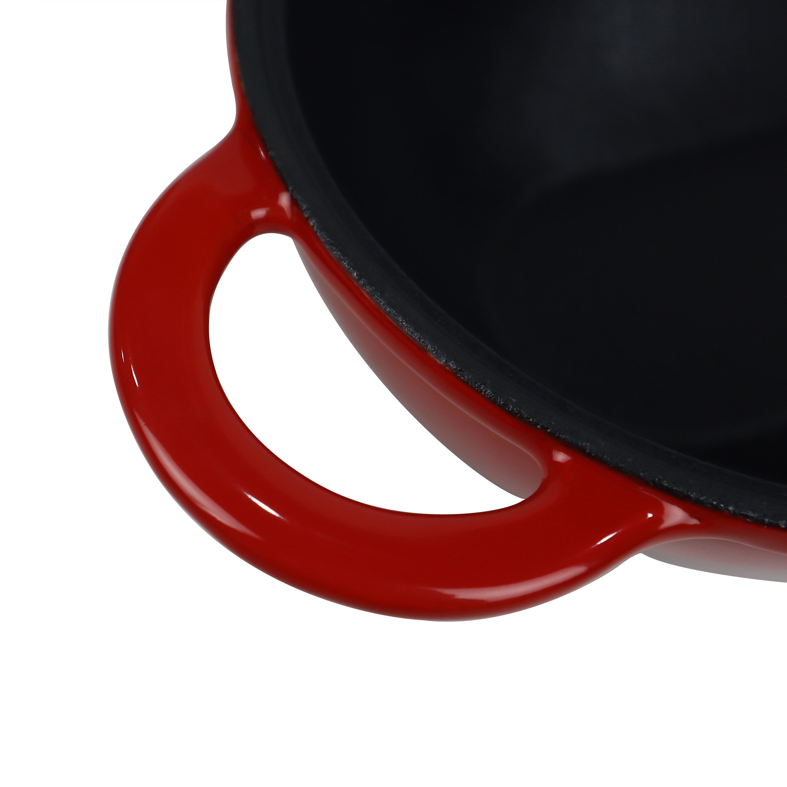 Enameled Cast Iron Bread Pan with Lid, Red, Oven Safe Form for Baking, Artisan Bread Kit - Loaf Pan