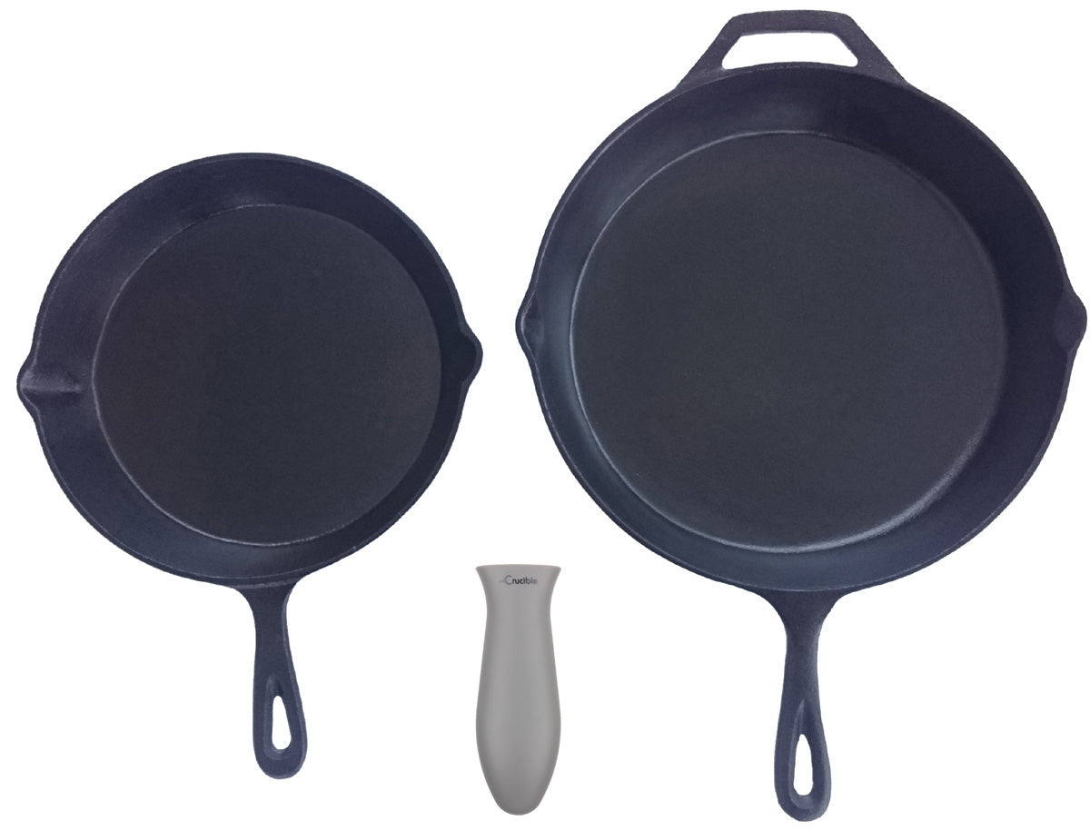 Silicone Potholder (Grey Large) for Cast Iron Skillets