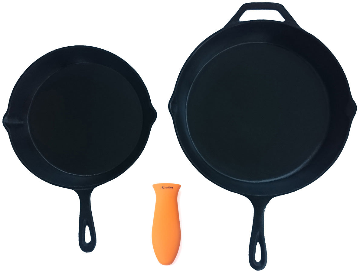Silicone Potholder (Orange Large) for Cast Iron Skillets