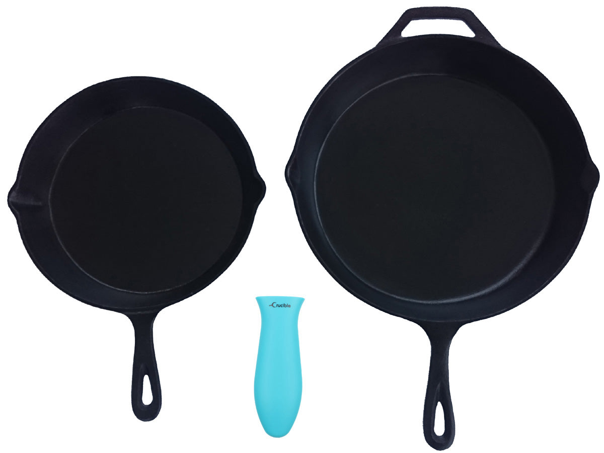 Silicone Potholder (Turquoise Large) for Cast Iron Skillets