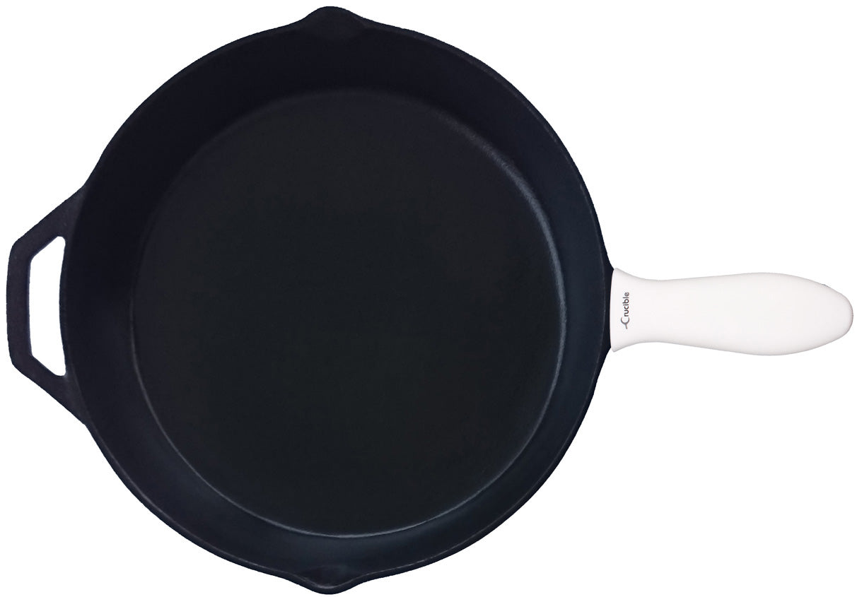 Silicone Potholder (White Large) for Cast Iron Skillets