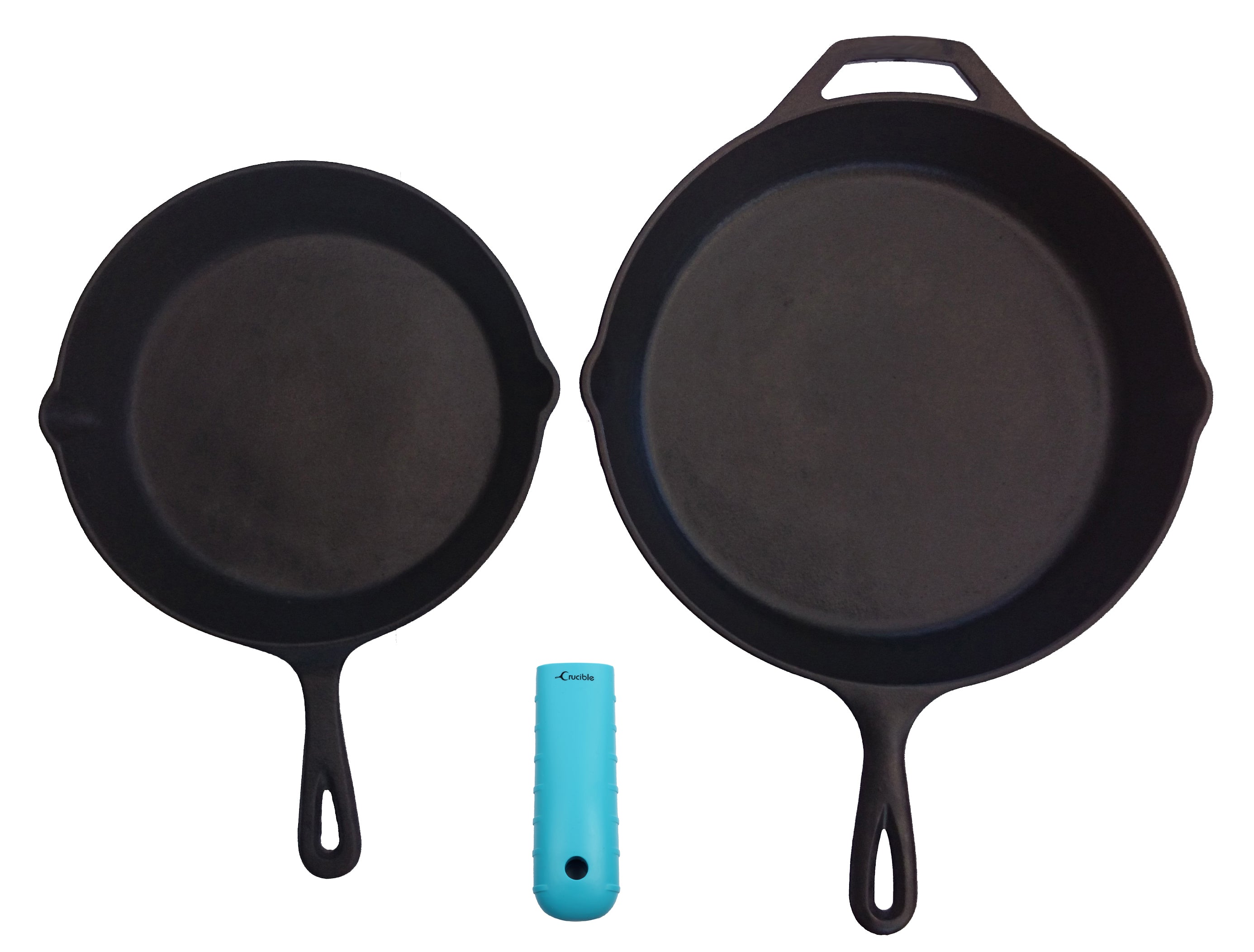 Silicone Potholder (Extra Thick, Turquoise) for Cast Iron Skillets and more